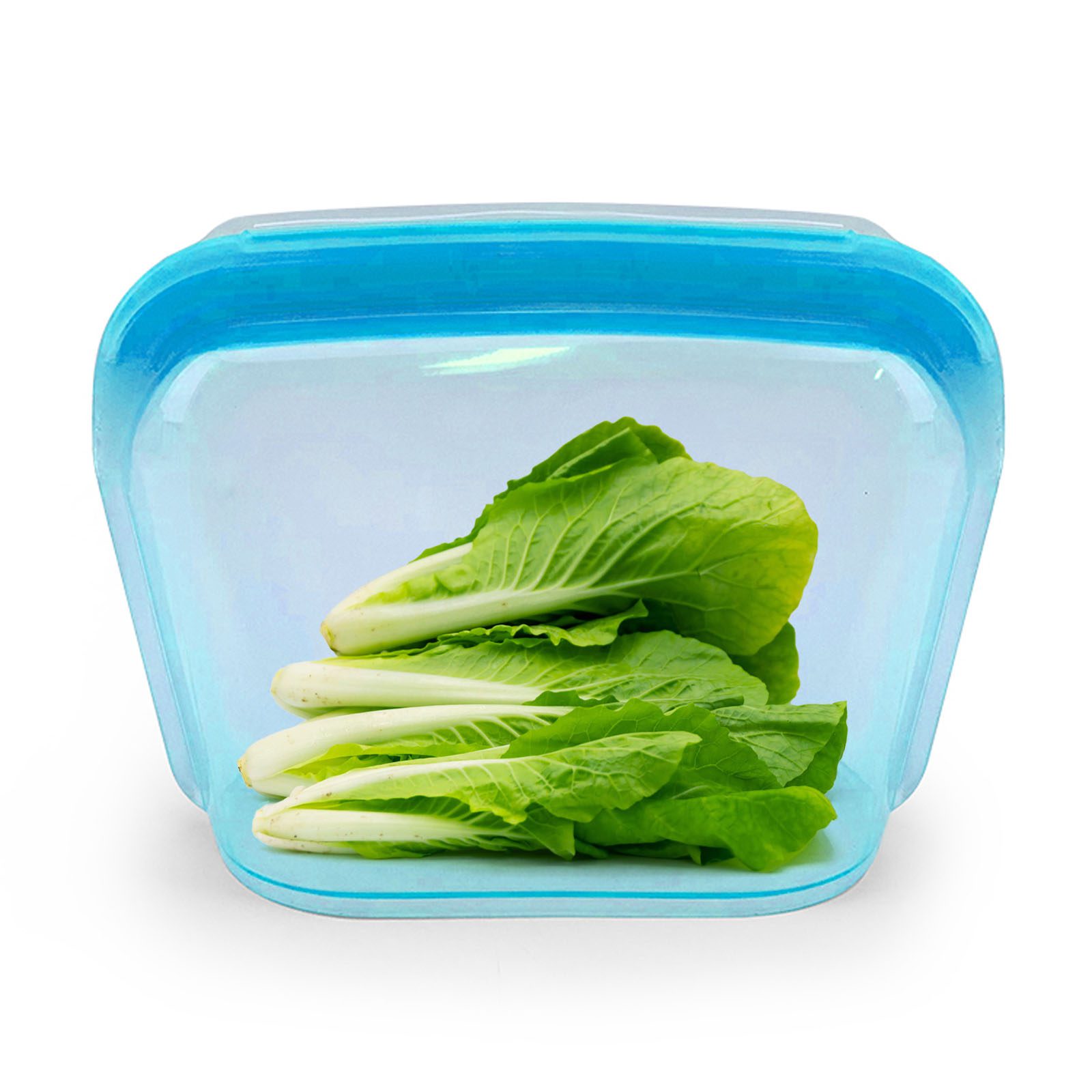 1300ml stand-up silicone storage bag – wide base design stands upright for easy filling, reusable & leak-proof for liquids like soups/sauces.