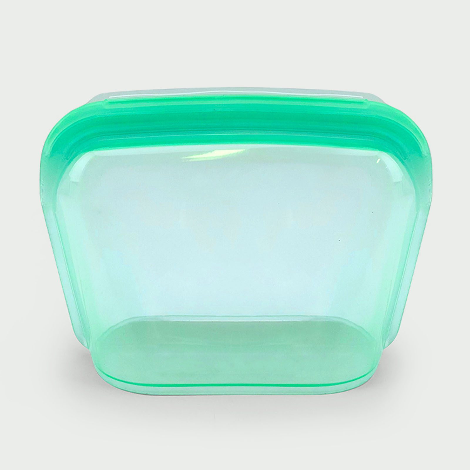 1300ml stand-up silicone storage bag – wide base design stands upright for easy filling, reusable & leak-proof for liquids like soups/sauces.