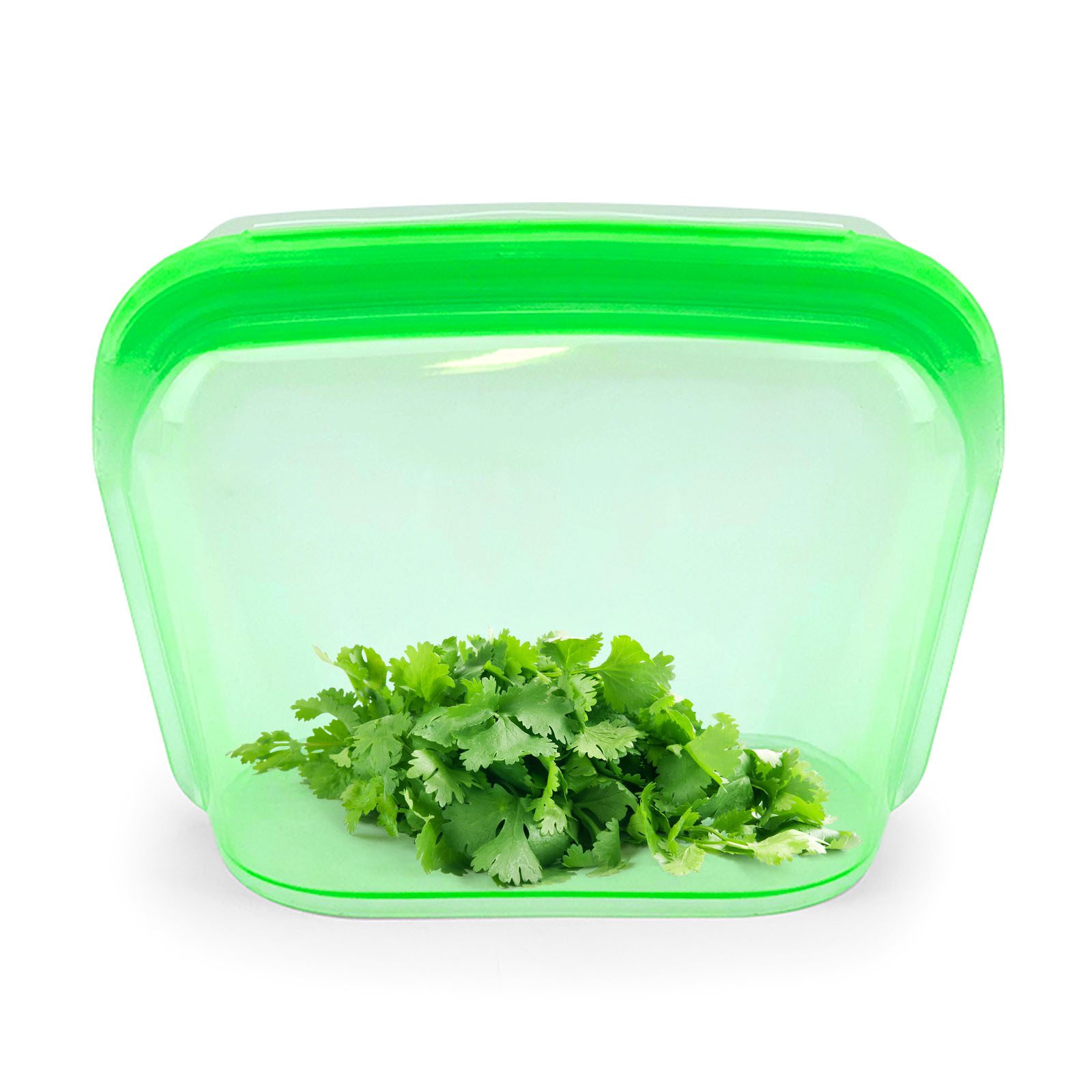 1300ml stand-up silicone storage bag – wide base design stands upright for easy filling, reusable & leak-proof for liquids like soups/sauces.