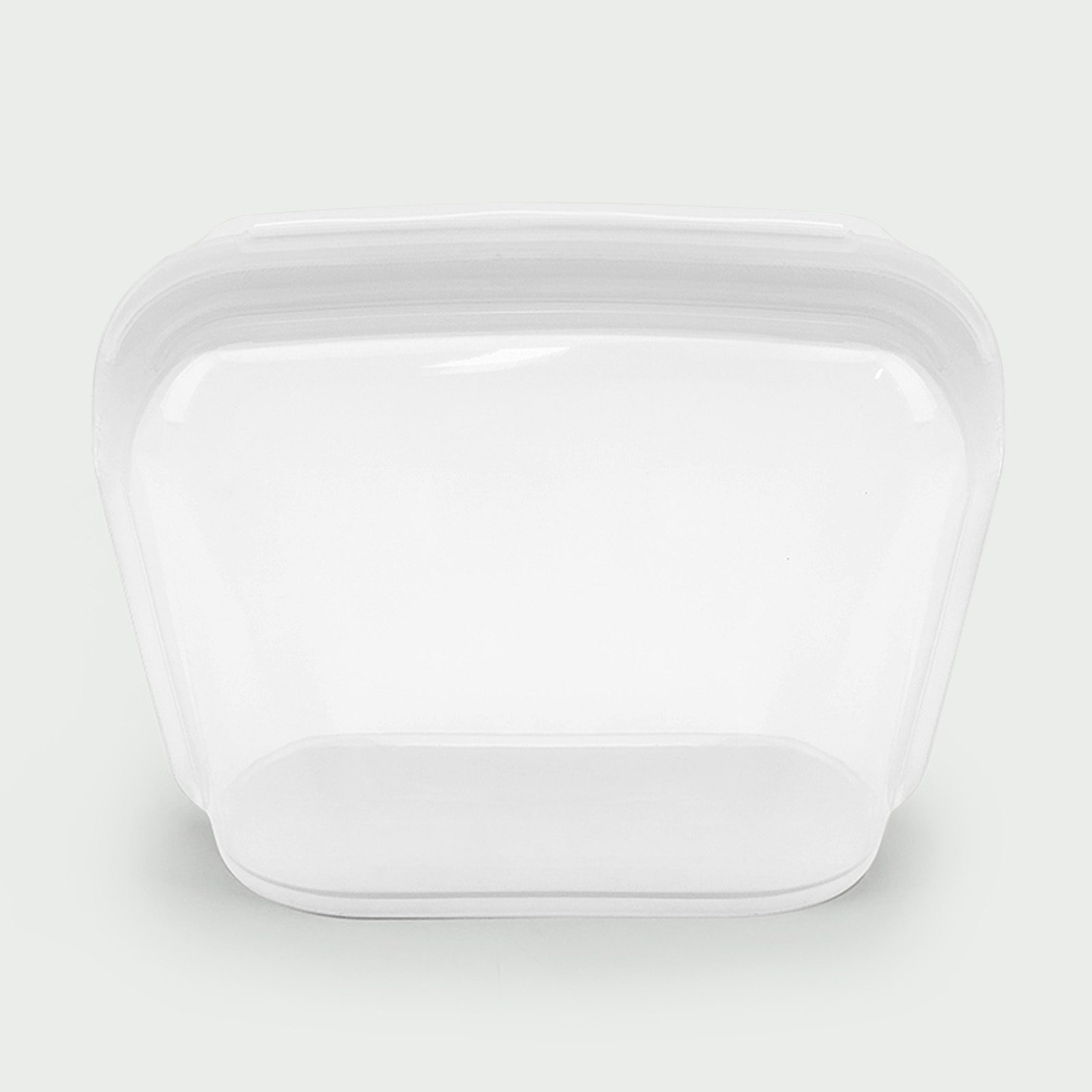 1300ml stand-up silicone storage bag – wide base design stands upright for easy filling, reusable & leak-proof for liquids like soups/sauces.