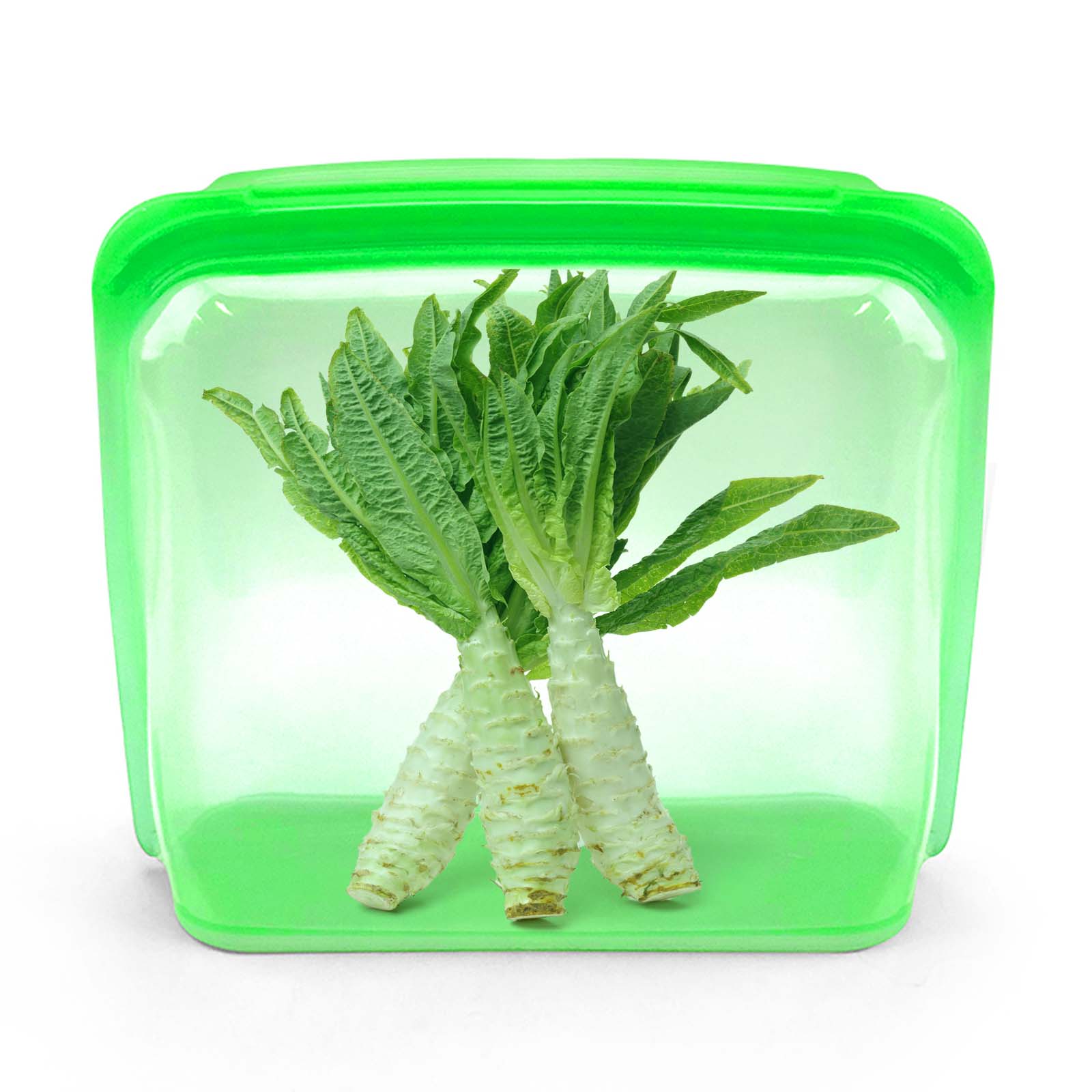 3000ml stand-up silicone storage bag – wide base design stands upright for easy filling, reusable & leak-proof for liquids like soups/sauces.