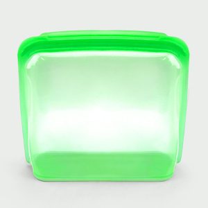 3000ml stand-up silicone storage bag – wide base design stands upright for easy filling, reusable & leak-proof for liquids like soups/sauces.