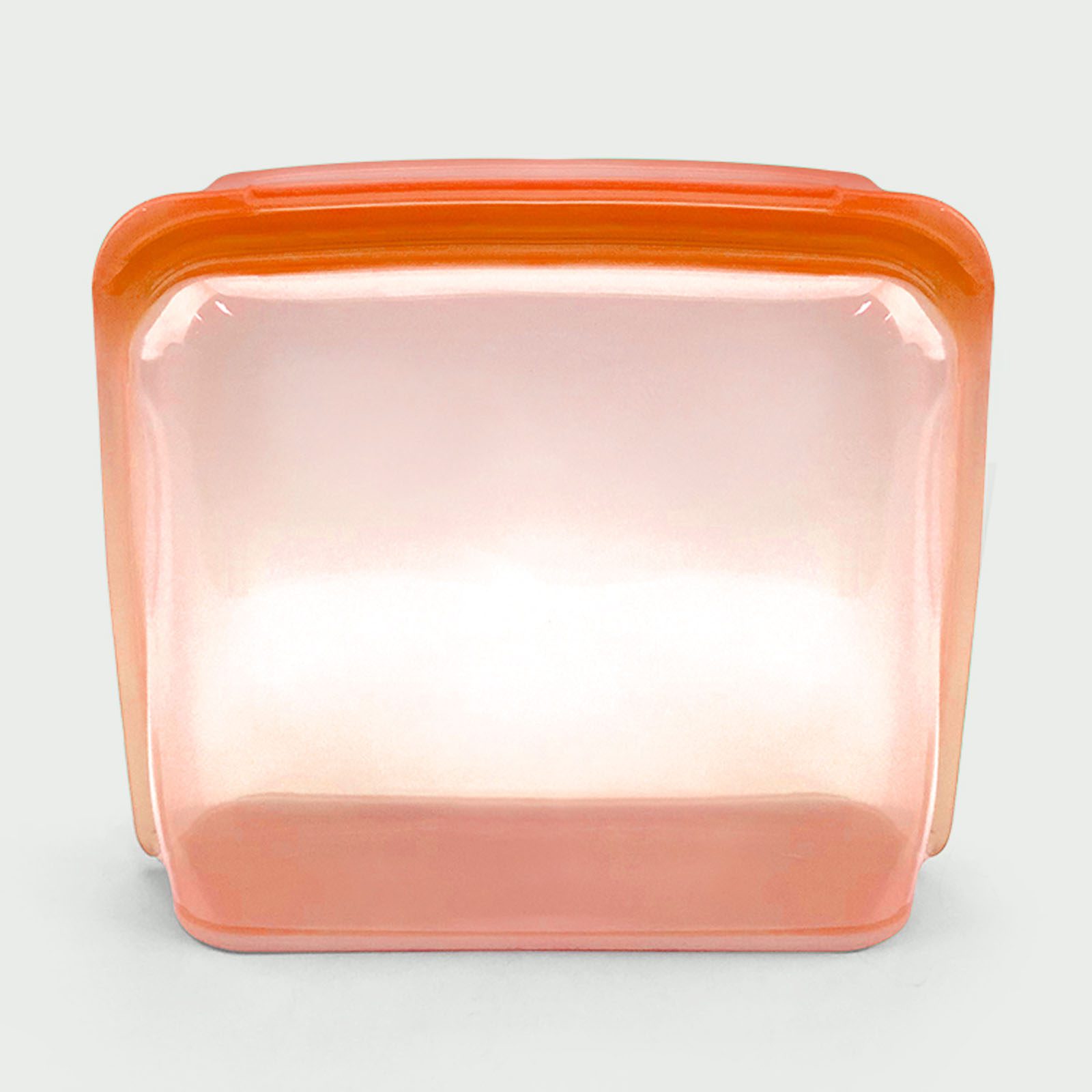 3000ml stand-up silicone storage bag – wide base design stands upright for easy filling, reusable & leak-proof for liquids like soups/sauces.