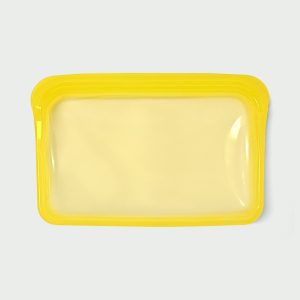 400ml flat silicone storage bags – slim reusable food containers for snacks, sauces, and meal prep. Leak-proof zip seal, dishwasher safe, freezer-to-microwave safe (-40°F to 450°F).