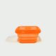 200ML Silicone Square Bowl Orange