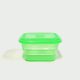 400ML Silicone Square Bowl Green