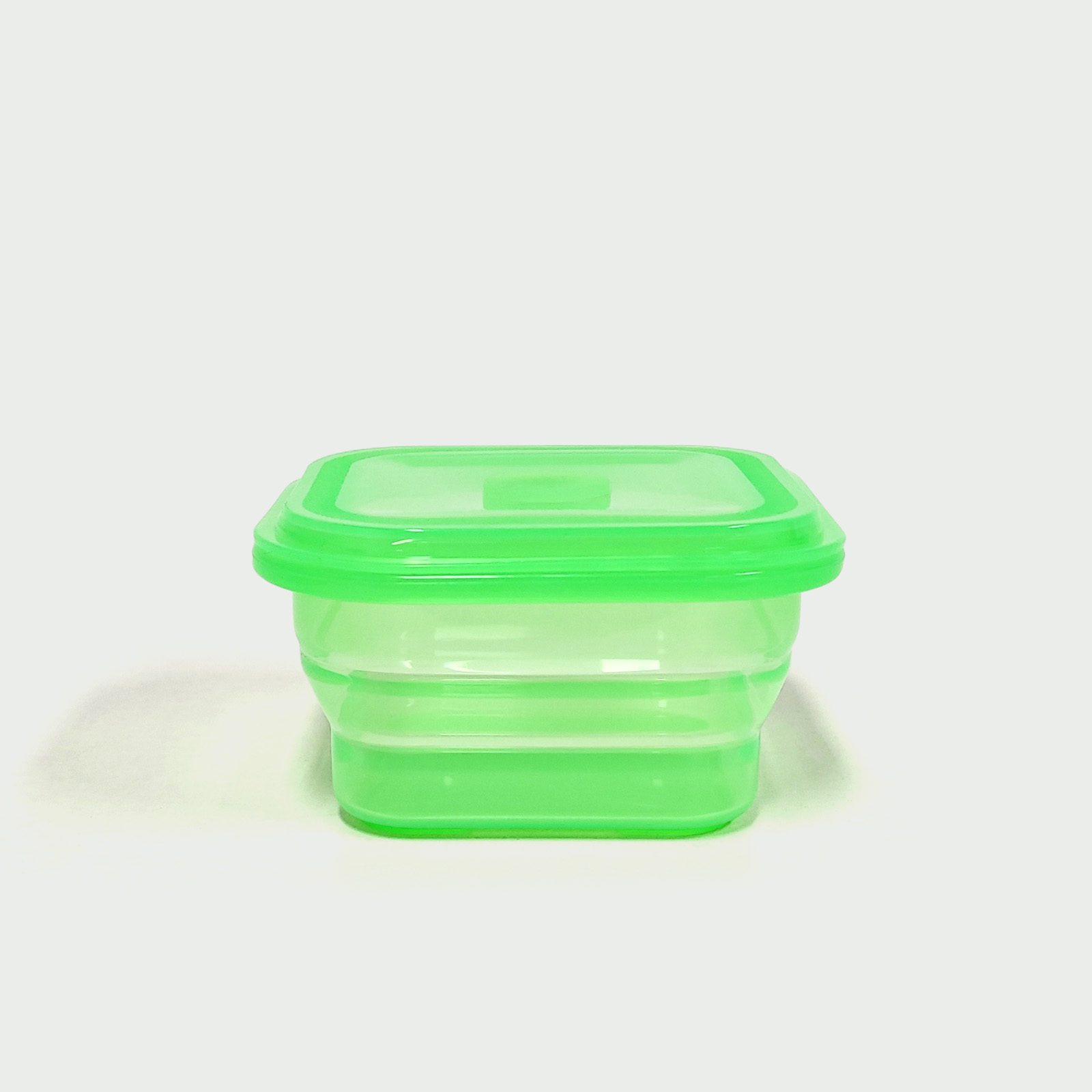 400ML Silicone Square Bowl Green