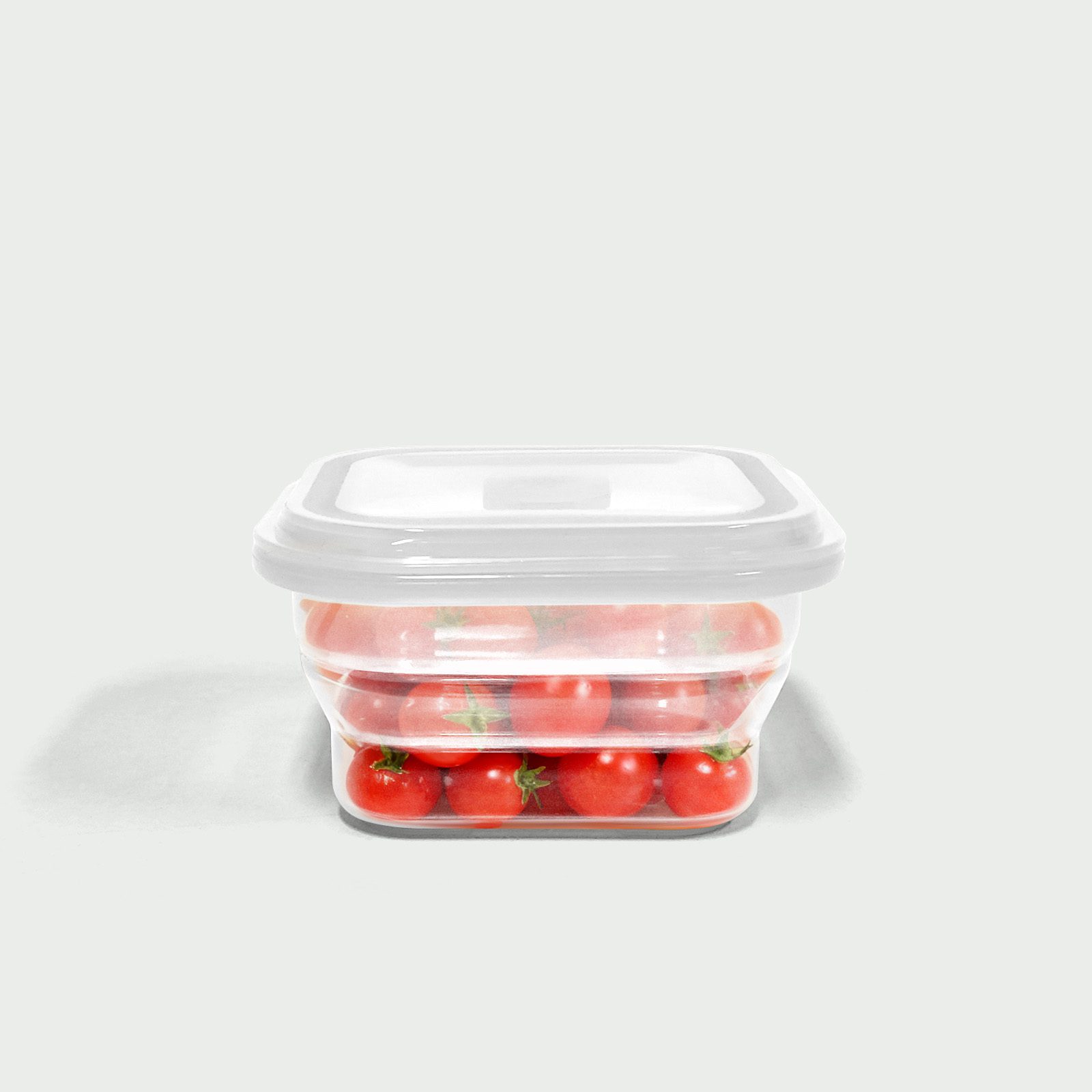 400ML Silicone Square Bowl Clear