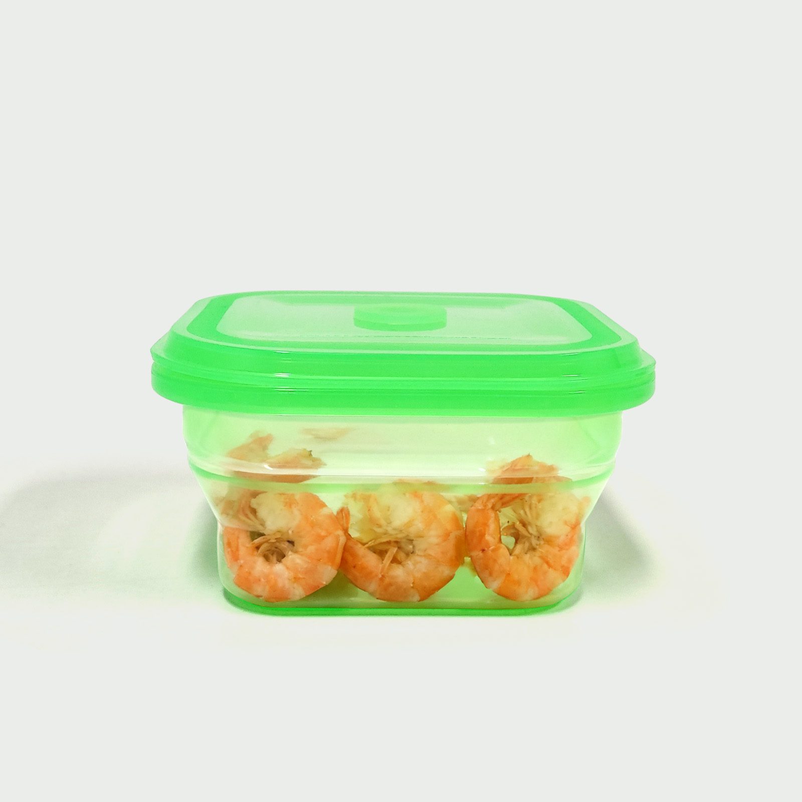 600ML Silicone Square Bowl Green