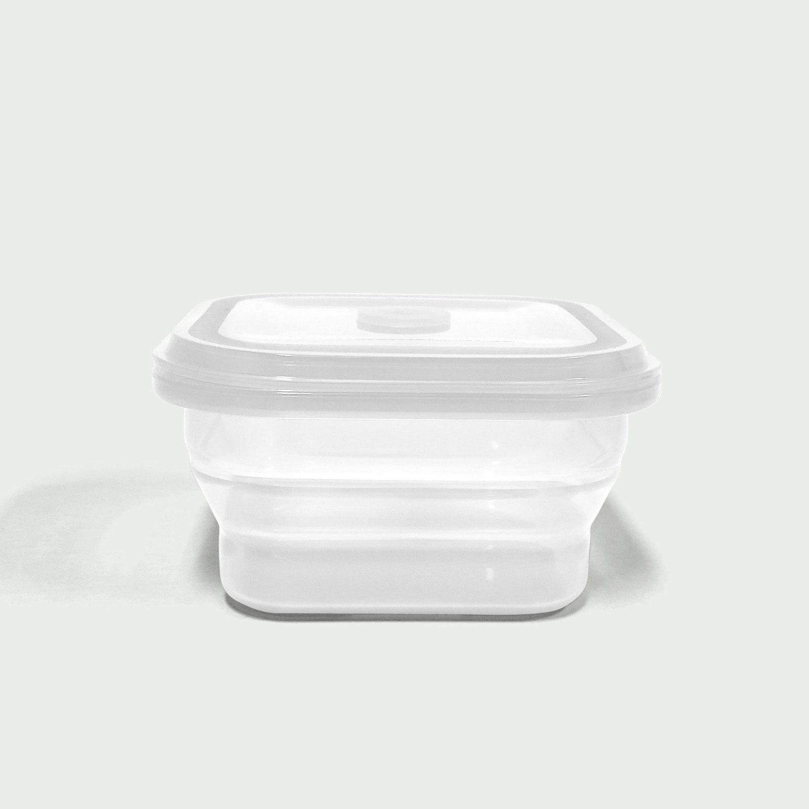 600ML Silicone Square Bowl Clear