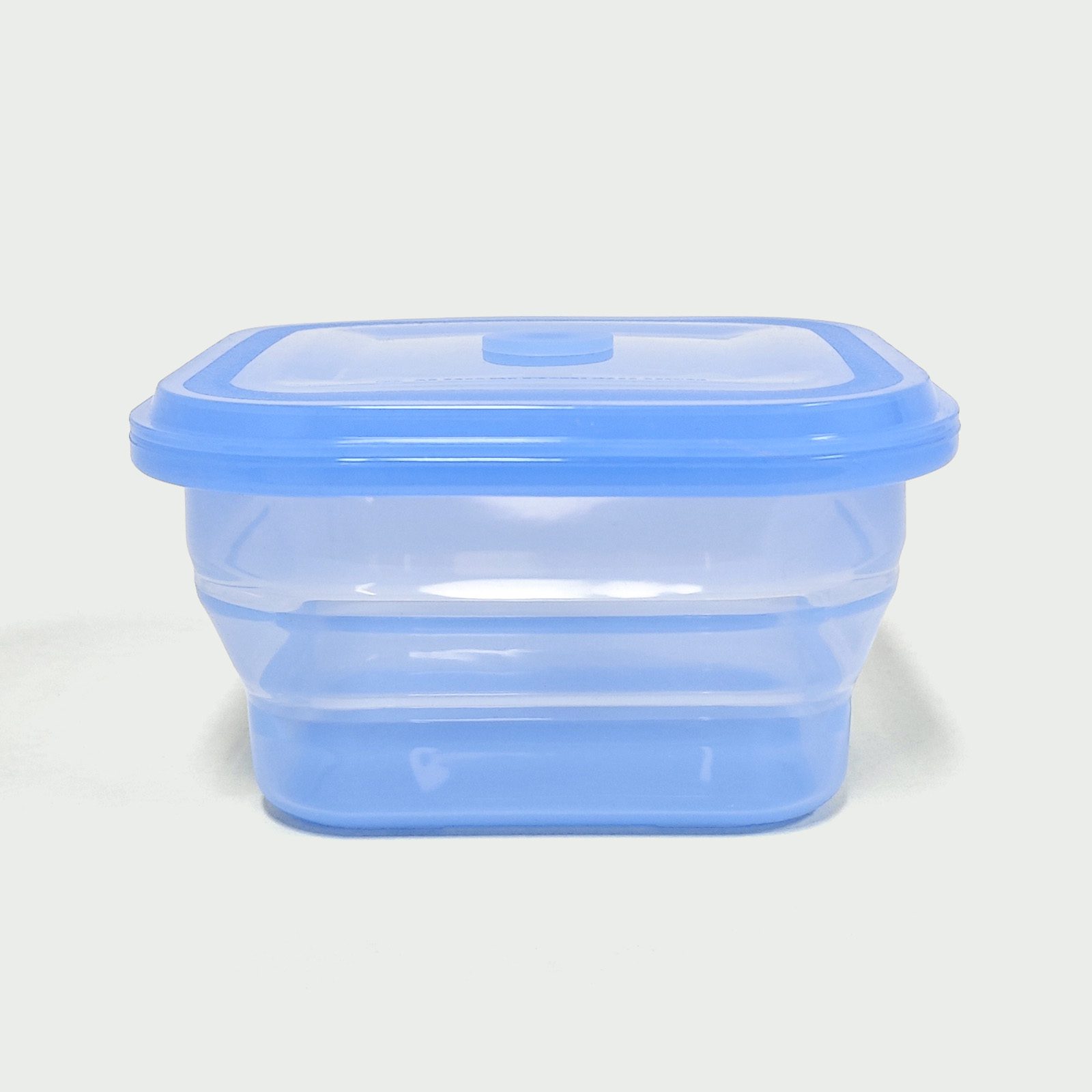 900ML Silicone Square Bowl Blue