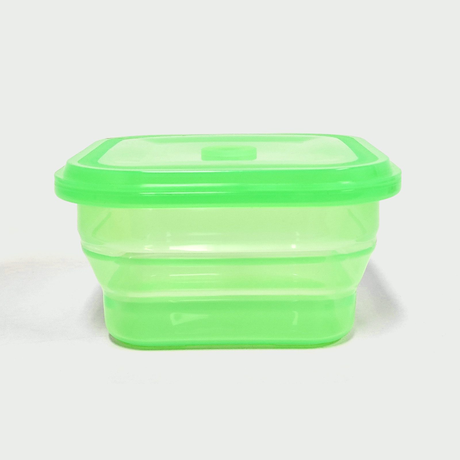 900ML Silicone Square Bowl Green
