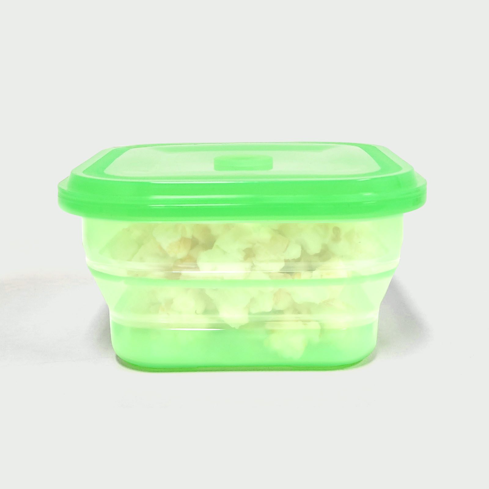 900ML Silicone Square Bowl Green