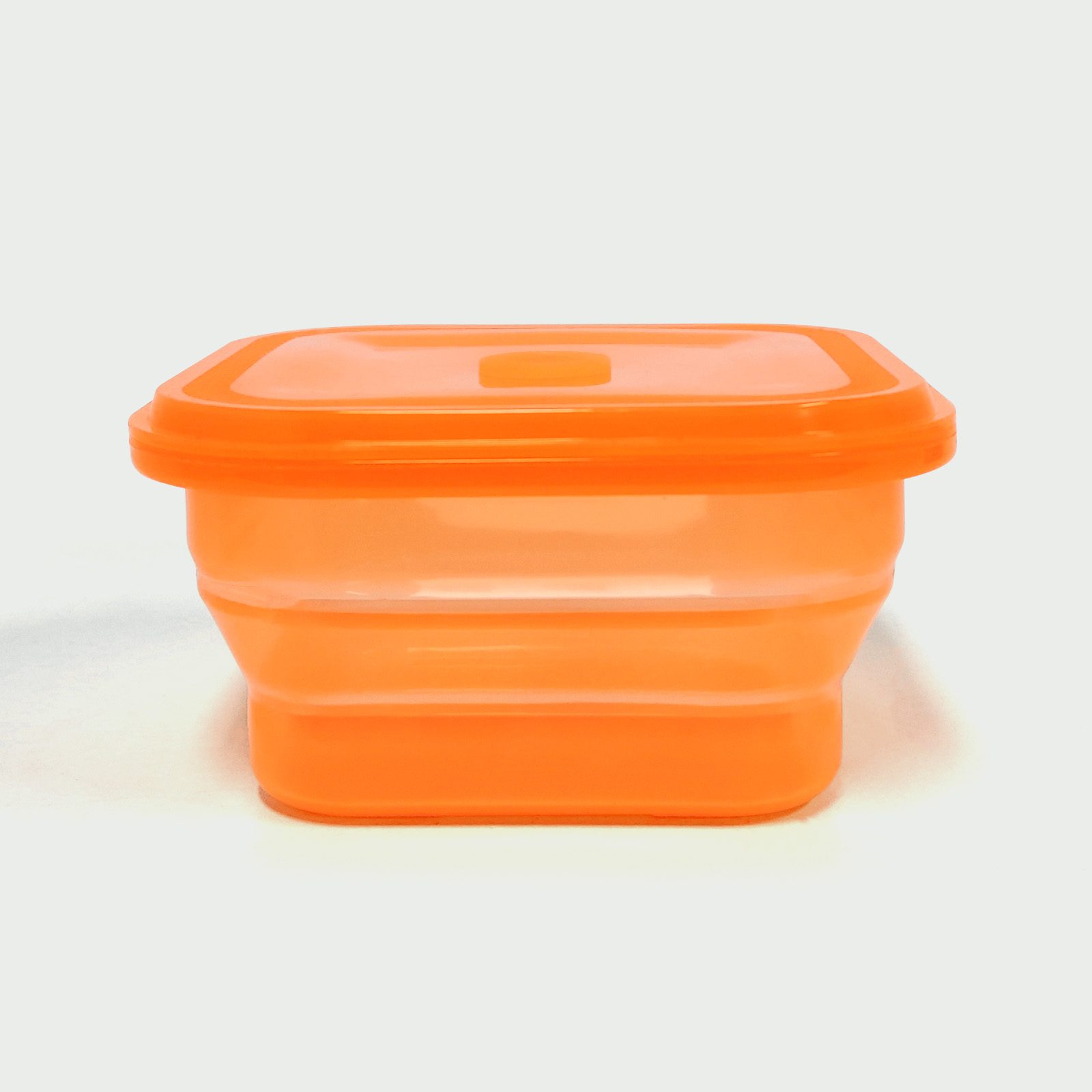900ML Silicone Square Bowl Orange