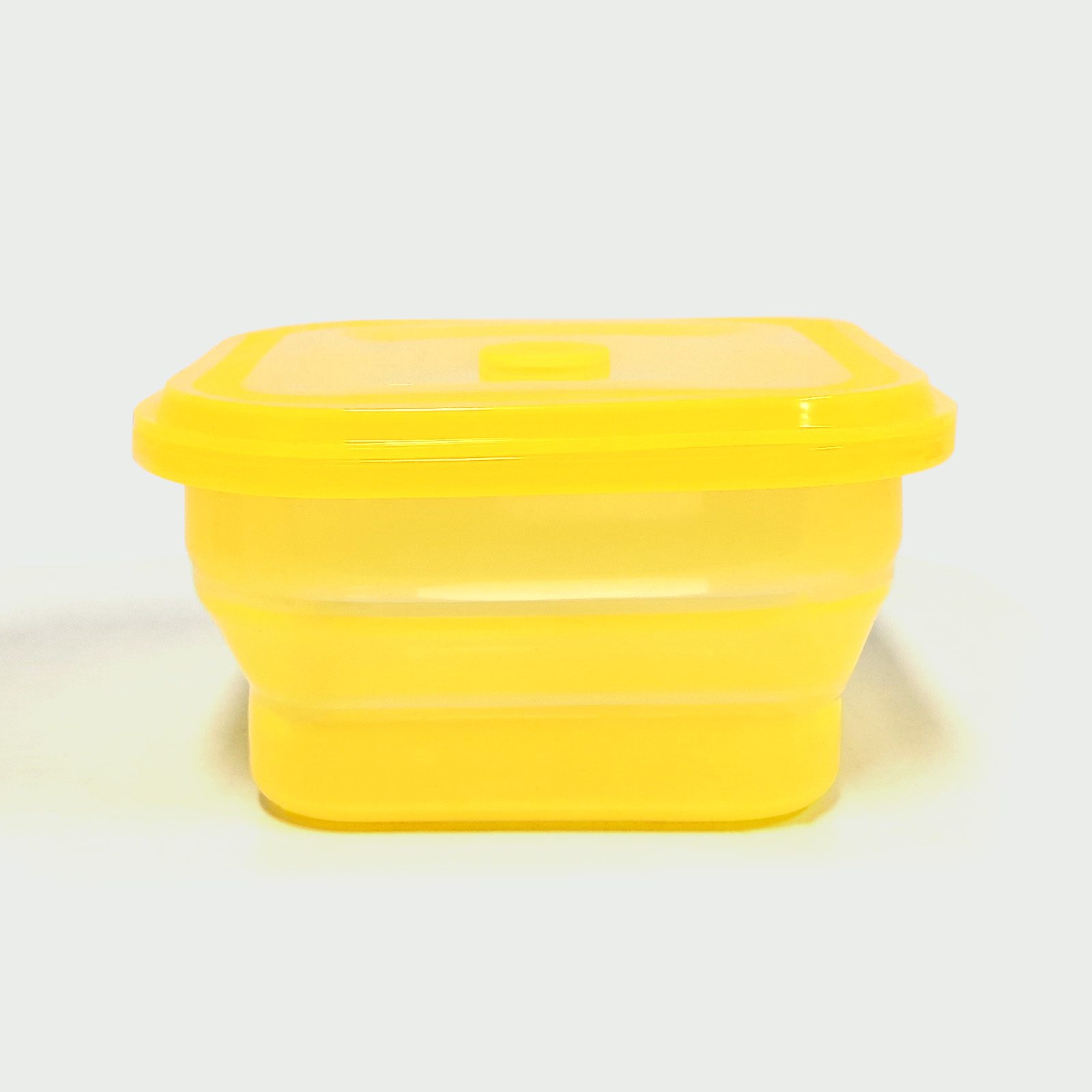 900ML Silicone Square Bowl Yellow