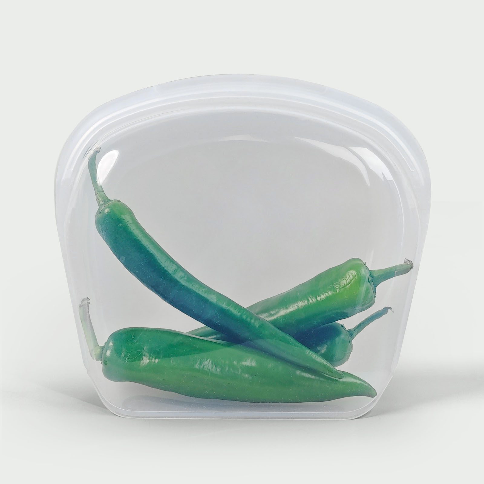 2000ml collapsible silicone storage bag – reusable eco-friendly food container for bulk meal prep, sous vide, and freezer organization.