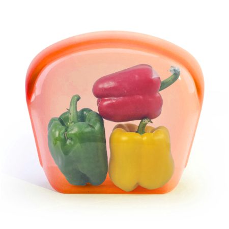 2000ml collapsible silicone storage bag – reusable eco-friendly food container for bulk meal prep, sous vide, and freezer organization.