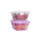 Silicone Square Bowl 2 Piece Set