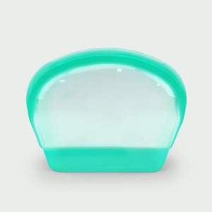 1000ml collapsible silicone storage bag – reusable eco-friendly food container for bulk meal prep, sous vide, and freezer organization.