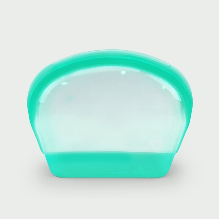 1000ml collapsible silicone storage bag – reusable eco-friendly food container for bulk meal prep, sous vide, and freezer organization.