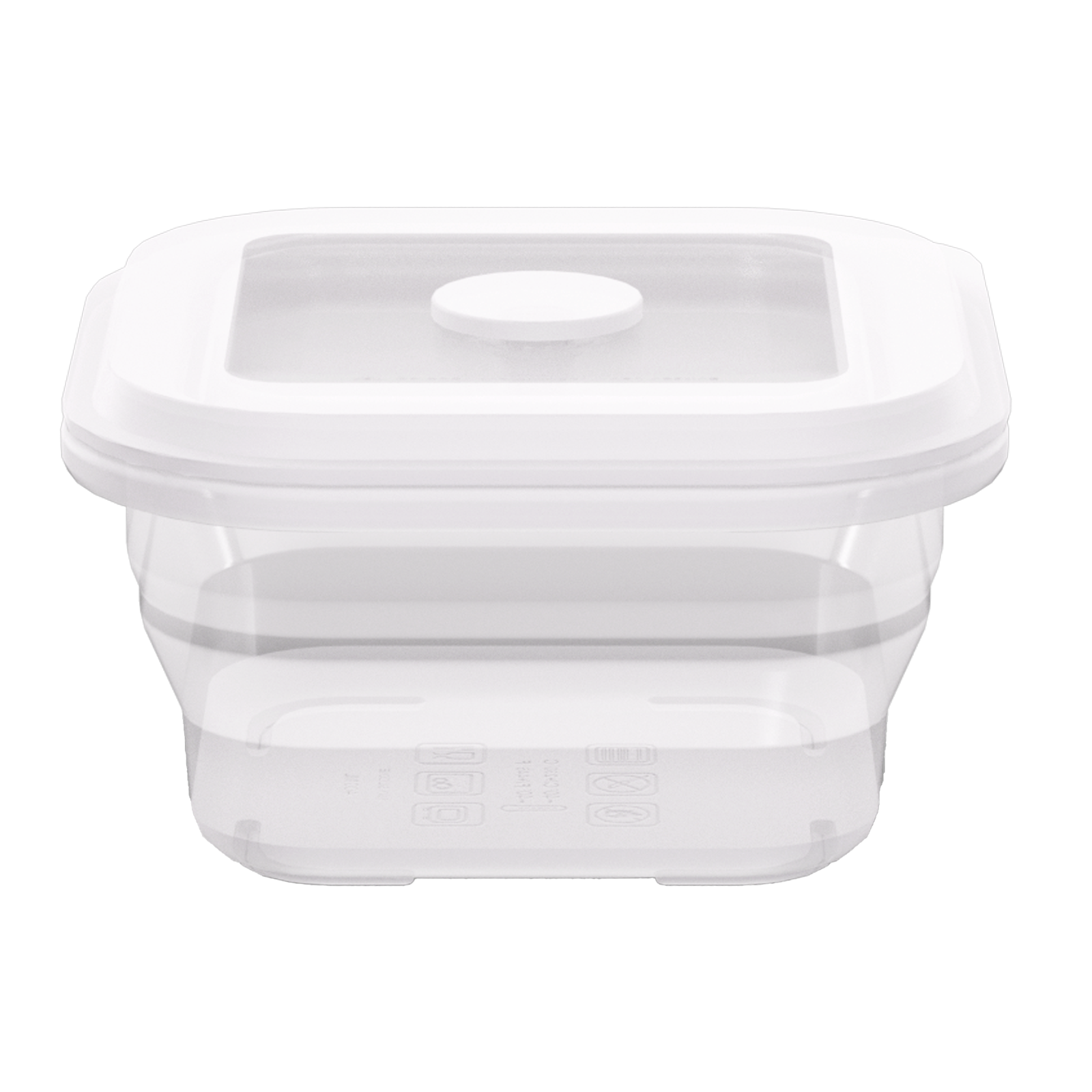 Collapsible Square Silicone Food Container - Space-Saving, Leakproof & BPA-Free. Perfect for Office, Travel & Eco-Friendly Meal Prep. Microwave & Dishwasher Safe