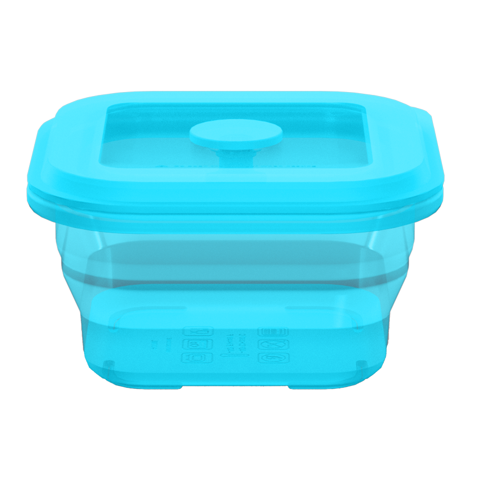 Collapsible Square Silicone Food Container - Space-Saving, Leakproof & BPA-Free. Perfect for Office, Travel & Eco-Friendly Meal Prep. Microwave & Dishwasher Safe