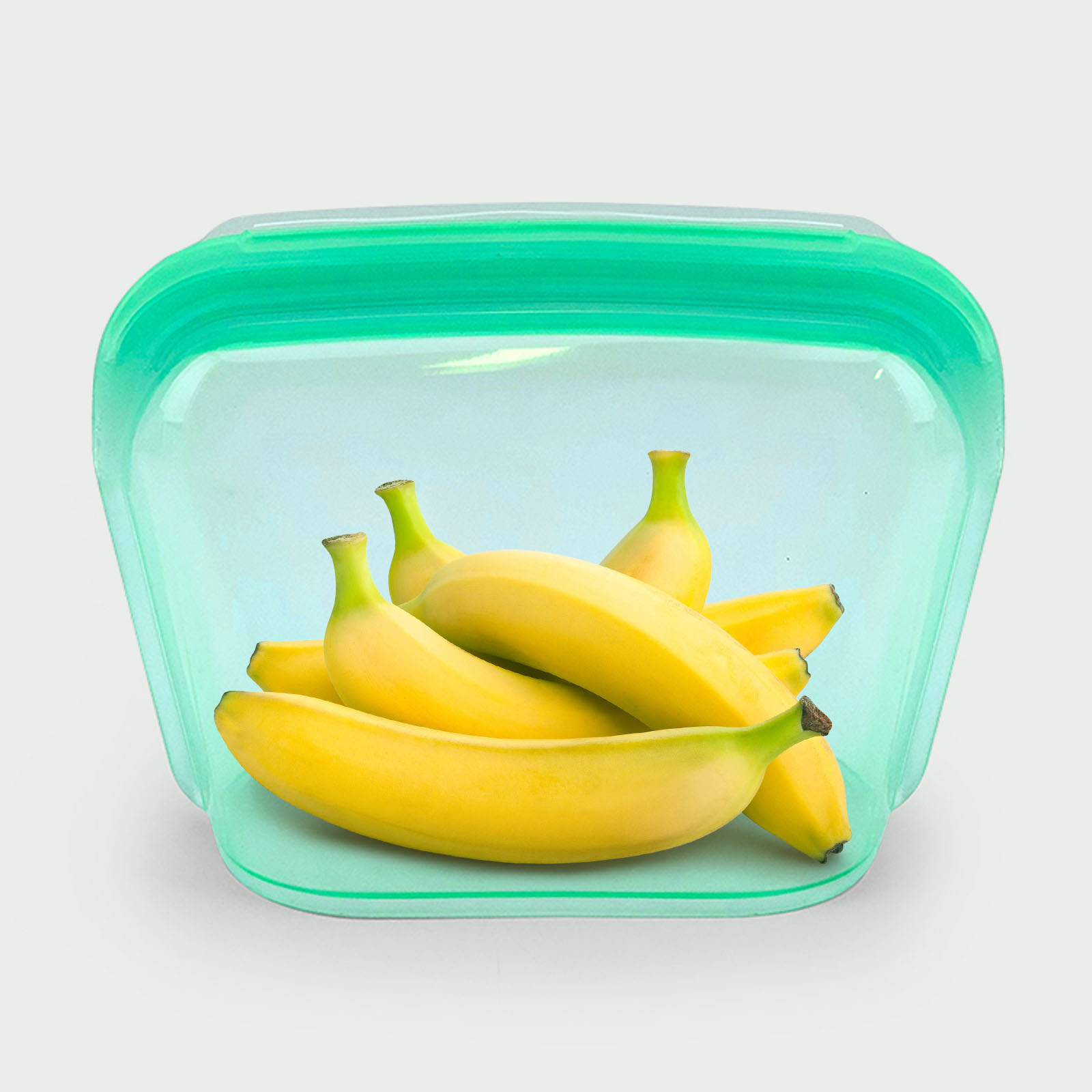 1300ml stand-up silicone storage bag – wide base design stands upright for easy filling, reusable & leak-proof for liquids like soups/sauces.