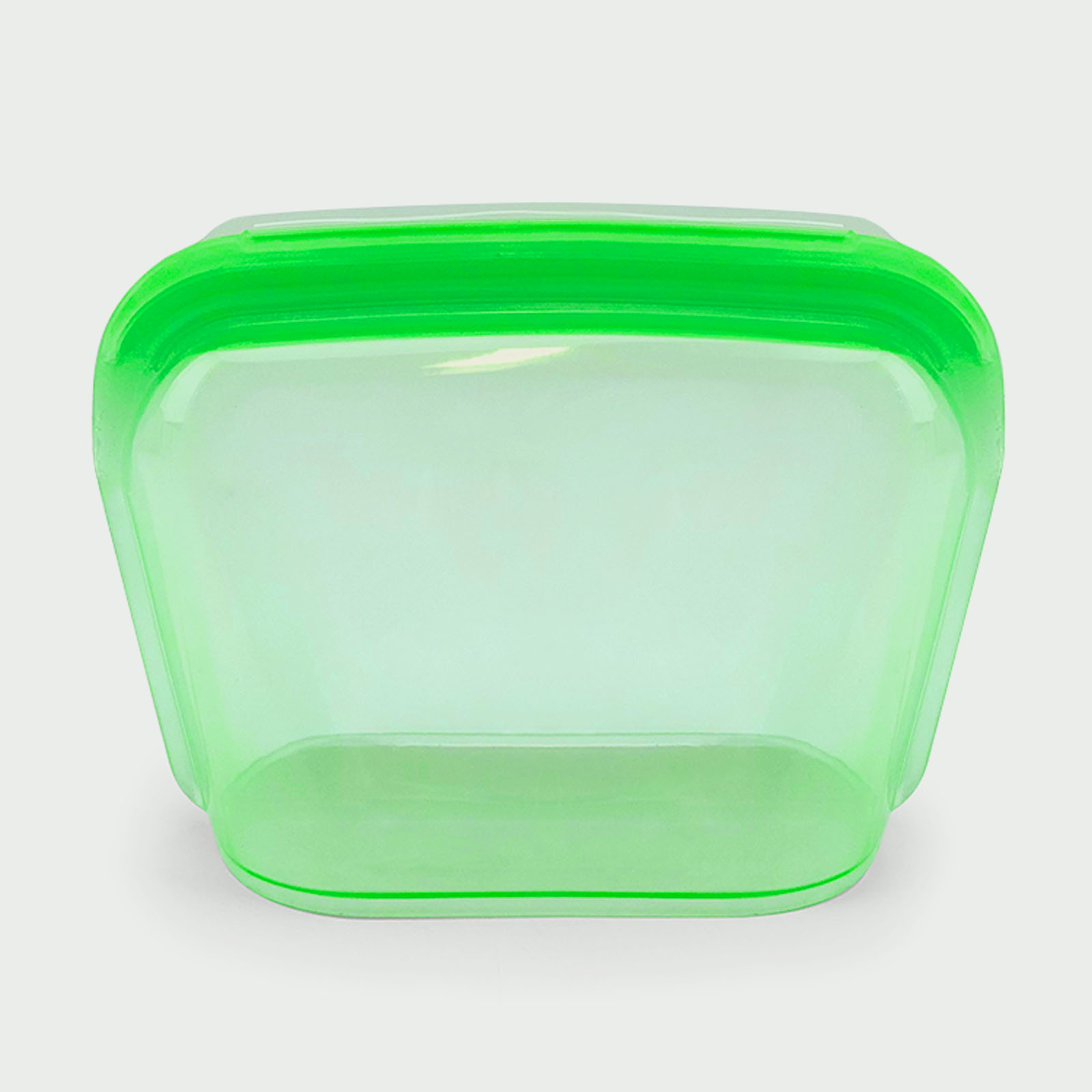 1300ml stand-up silicone storage bag – wide base design stands upright for easy filling, reusable & leak-proof for liquids like soups/sauces.