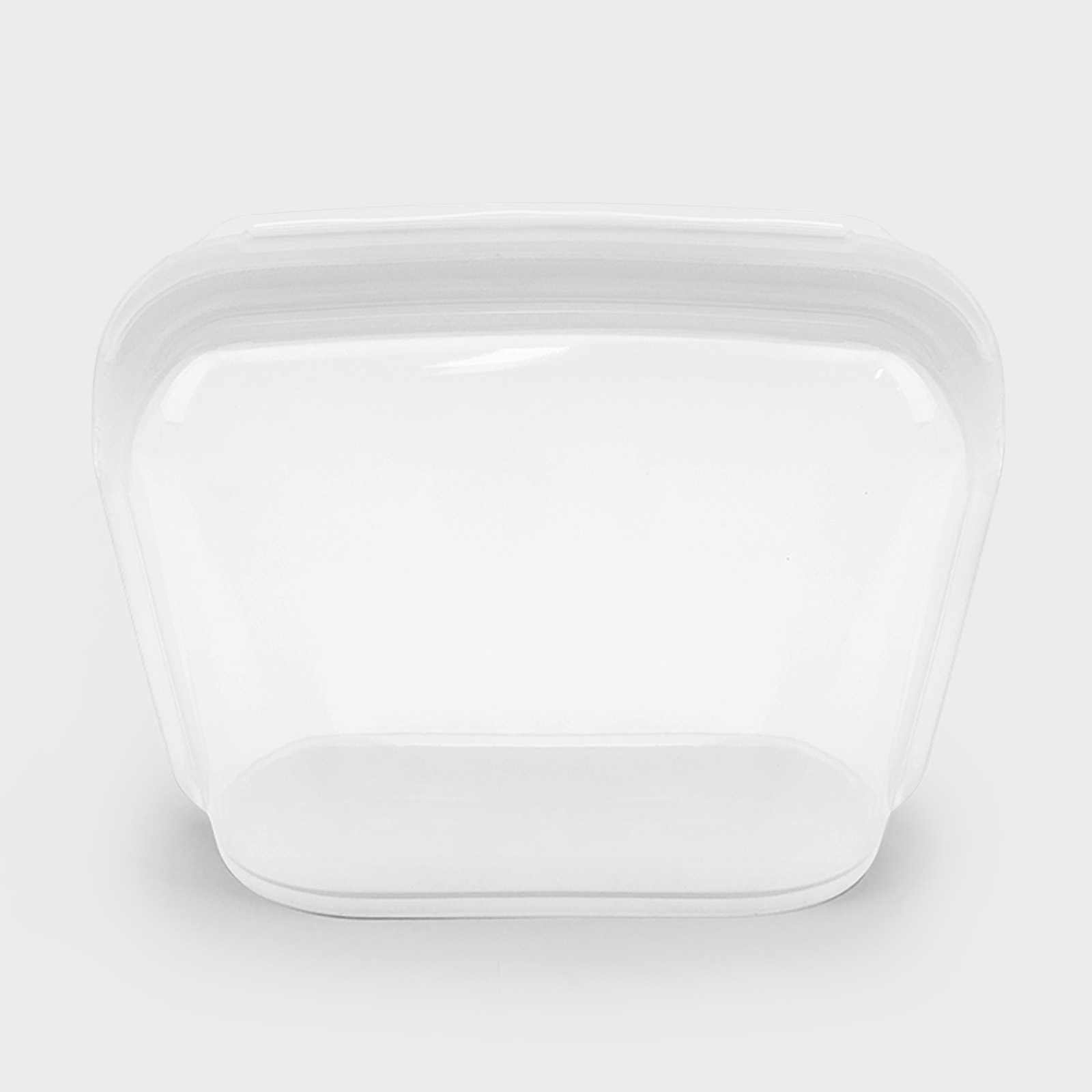 1300ml stand-up silicone storage bag – wide base design stands upright for easy filling, reusable & leak-proof for liquids like soups/sauces.