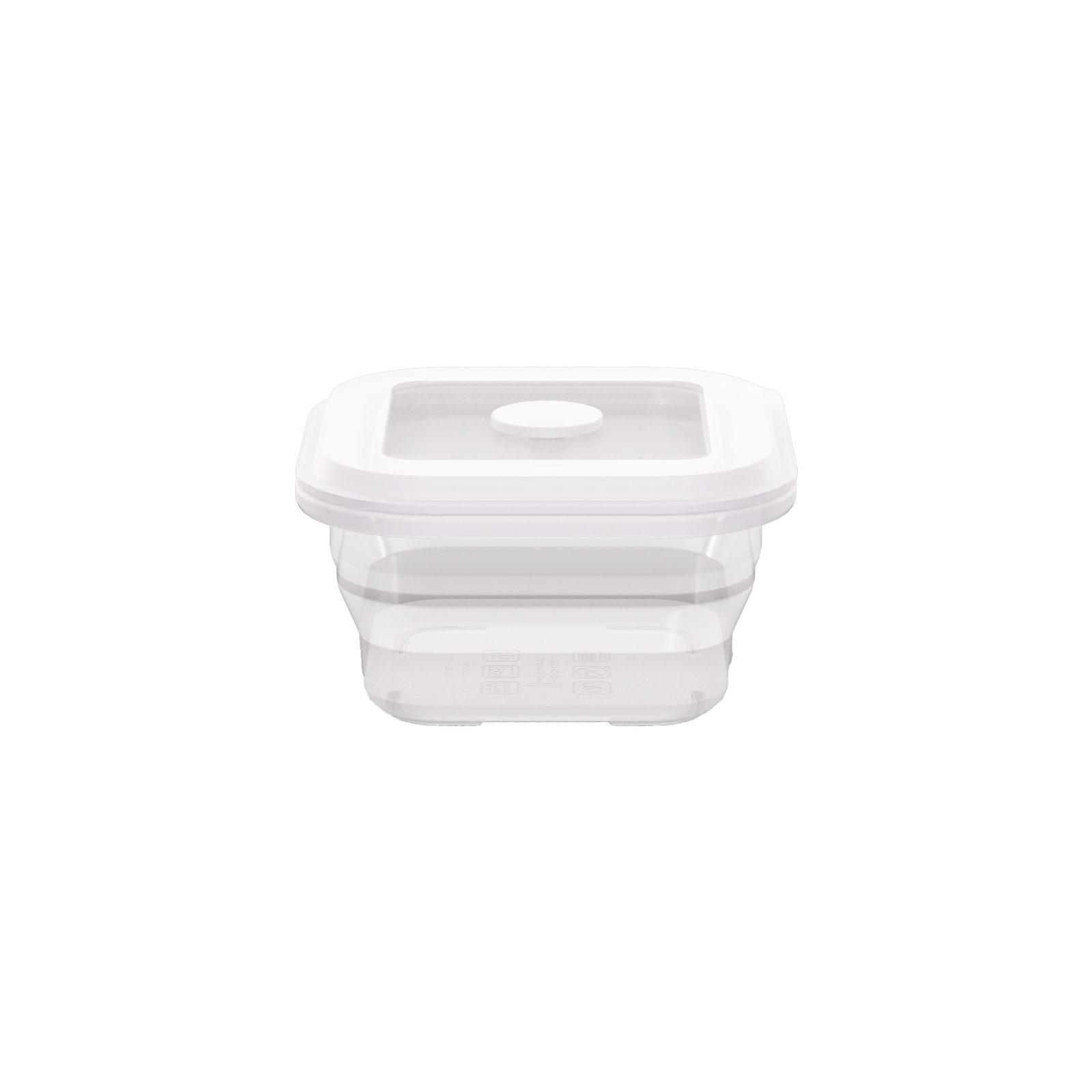 Collapsible Square Silicone Food Container - Space-Saving, Leakproof & BPA-Free. Perfect for Office, Travel & Eco-Friendly Meal Prep. Microwave & Dishwasher Safe