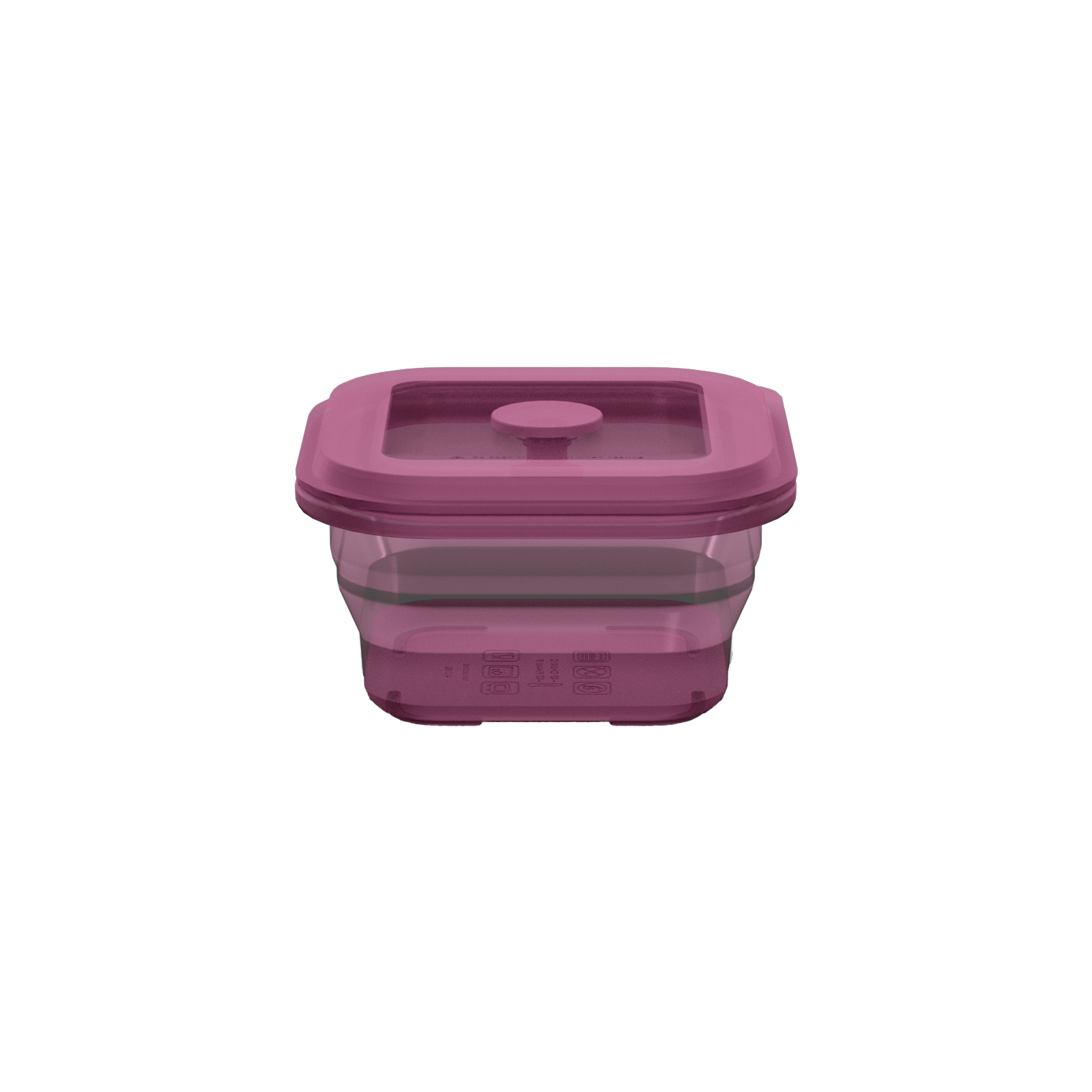 Collapsible Square Silicone Food Container - Space-Saving, Leakproof & BPA-Free. Perfect for Office, Travel & Eco-Friendly Meal Prep. Microwave & Dishwasher Safe
