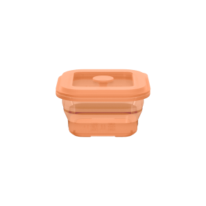 Collapsible Square Silicone Food Container - Space-Saving, Leakproof & BPA-Free. Perfect for Office, Travel & Eco-Friendly Meal Prep. Microwave & Dishwasher Safe