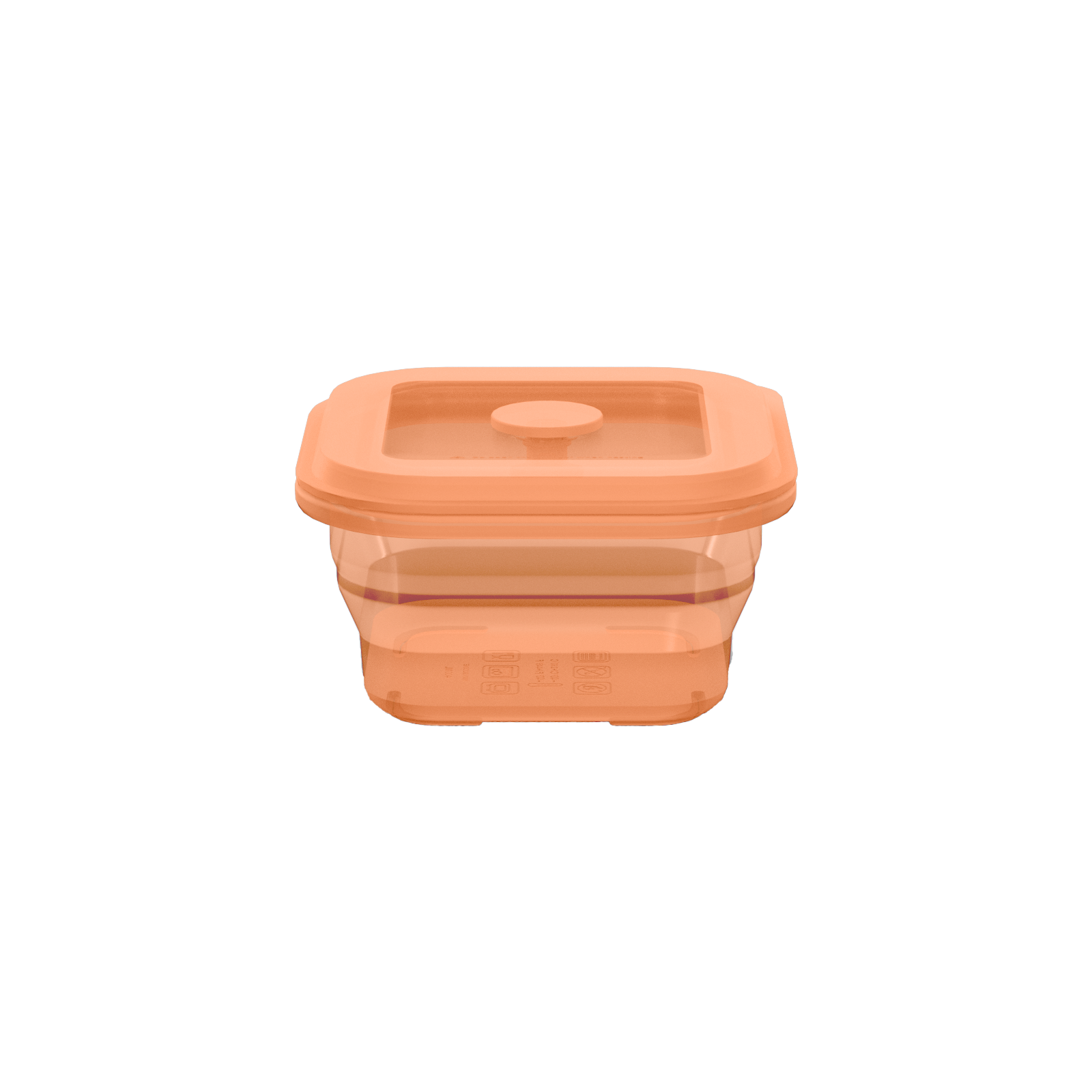 Collapsible Square Silicone Food Container - Space-Saving, Leakproof & BPA-Free. Perfect for Office, Travel & Eco-Friendly Meal Prep. Microwave & Dishwasher Safe
