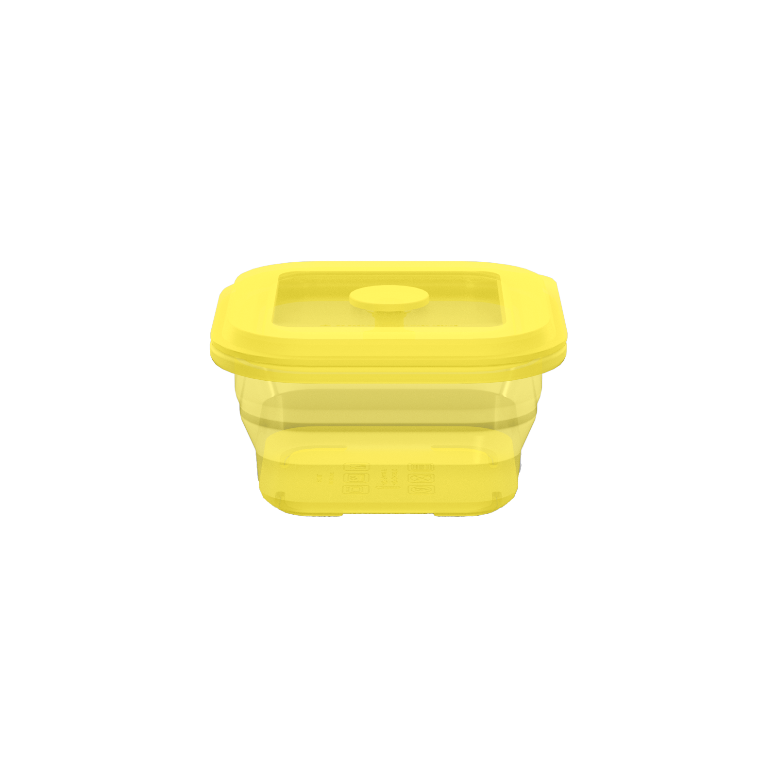 Collapsible Square Silicone Food Container - Space-Saving, Leakproof & BPA-Free. Perfect for Office, Travel & Eco-Friendly Meal Prep. Microwave & Dishwasher Safe
