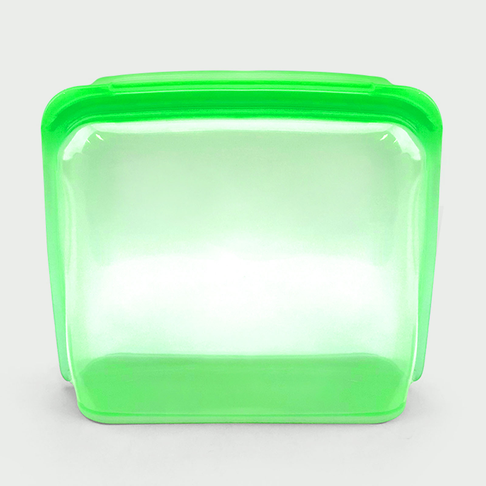 3000ml stand-up silicone storage bag – wide base design stands upright for easy filling, reusable & leak-proof for liquids like soups/sauces.