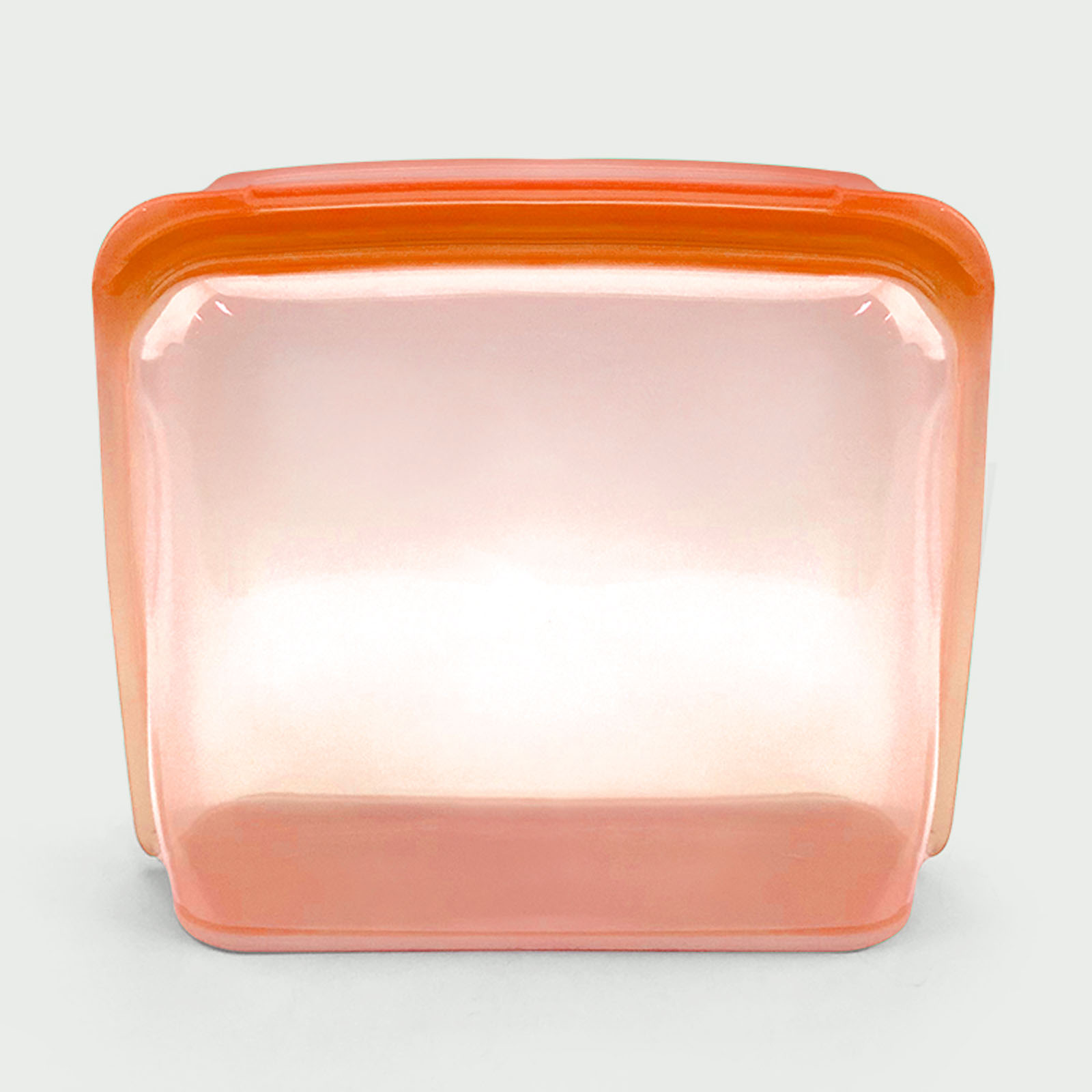 3000ml stand-up silicone storage bag – wide base design stands upright for easy filling, reusable & leak-proof for liquids like soups/sauces.