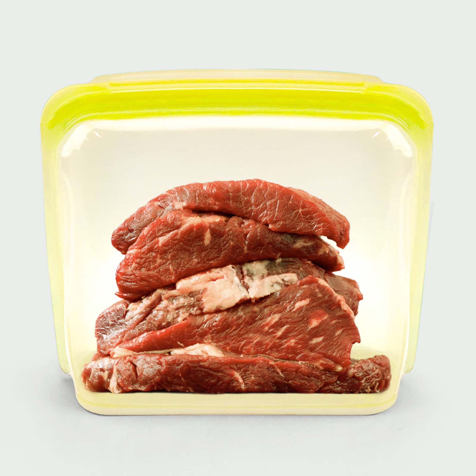 3000ml stand-up silicone storage bag – wide base design stands upright for easy filling, reusable & leak-proof for liquids like soups/sauces.