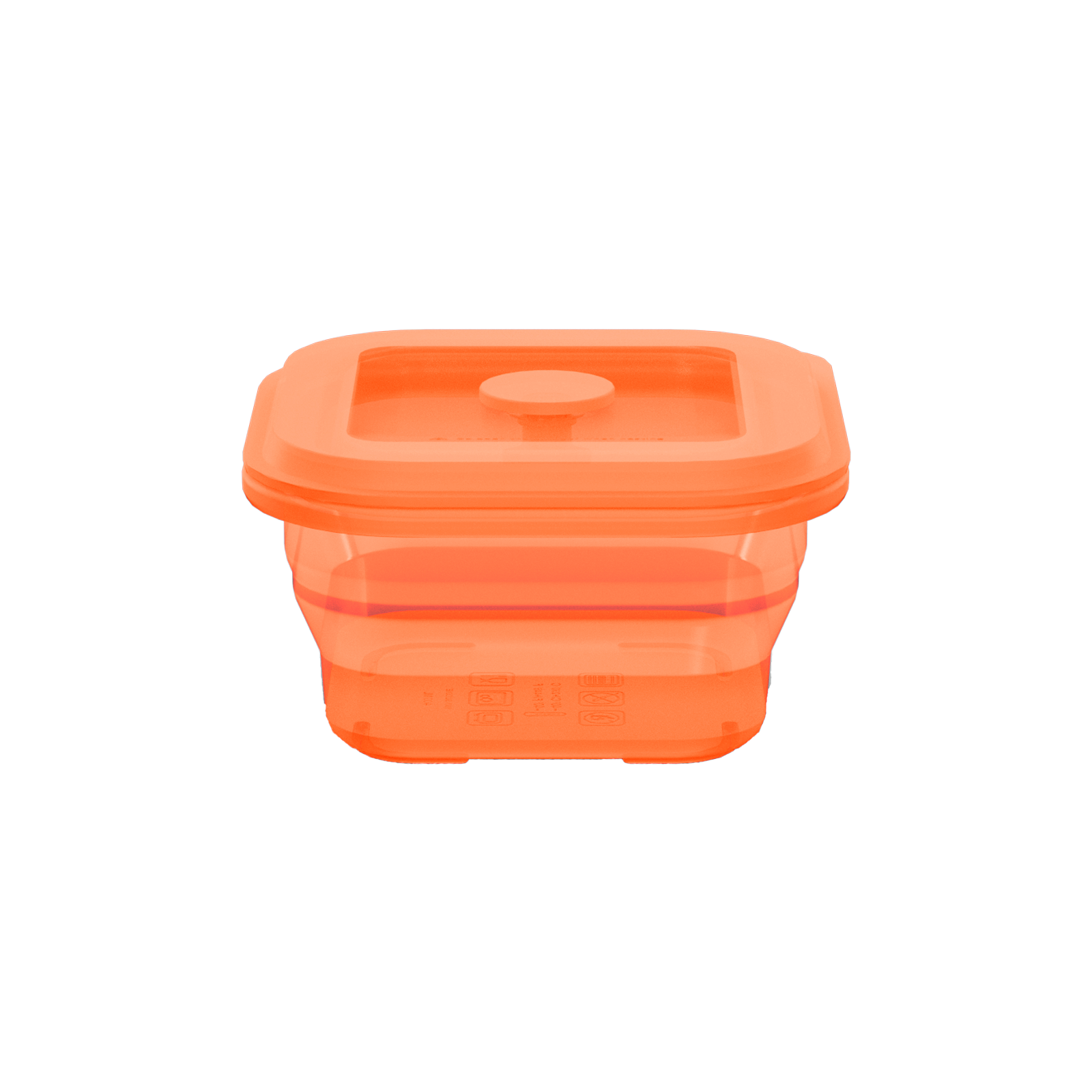 Collapsible Square Silicone Food Container - Space-Saving, Leakproof & BPA-Free. Perfect for Office, Travel & Eco-Friendly Meal Prep. Microwave & Dishwasher Safe