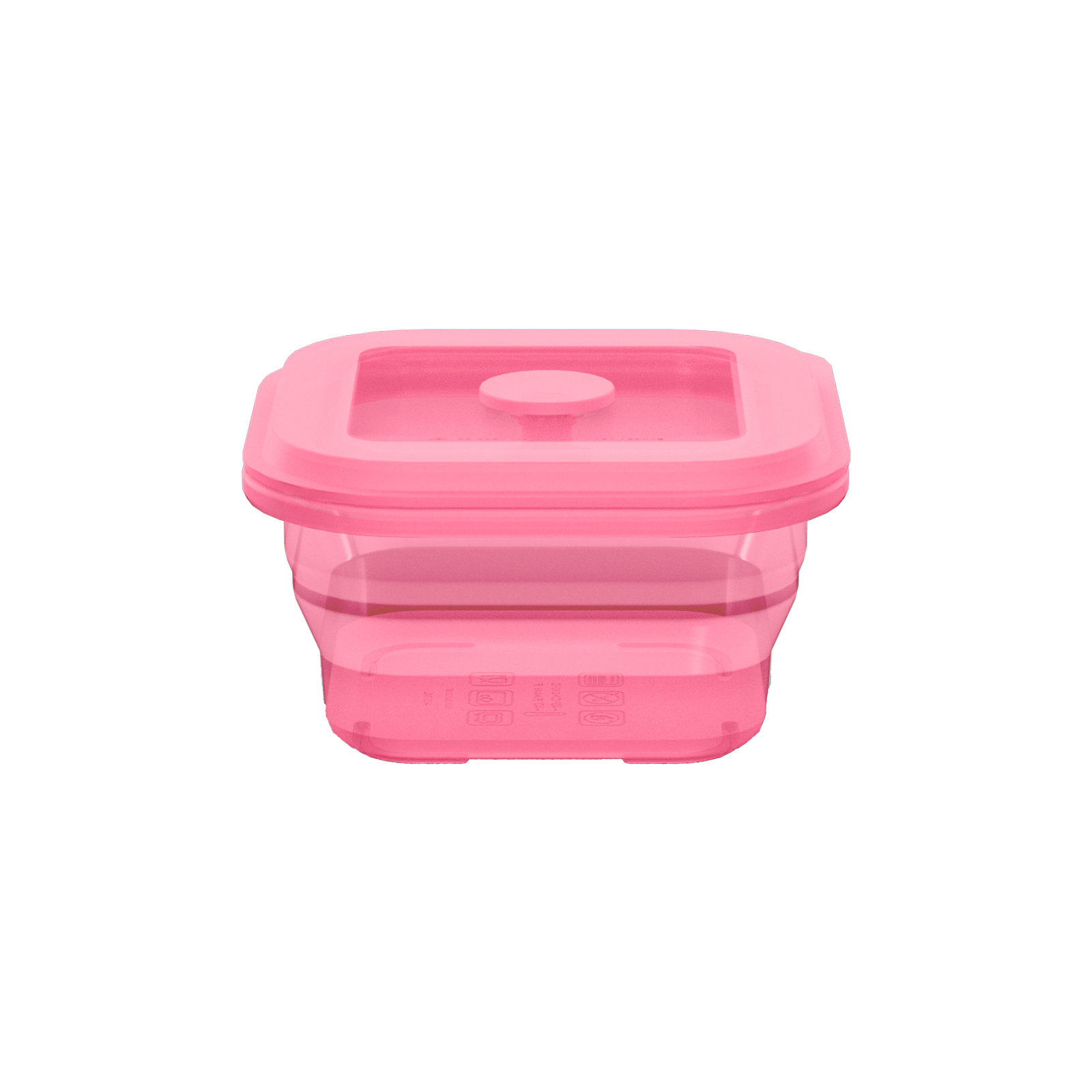 Collapsible Square Silicone Food Container - Space-Saving, Leakproof & BPA-Free. Perfect for Office, Travel & Eco-Friendly Meal Prep. Microwave & Dishwasher Safe