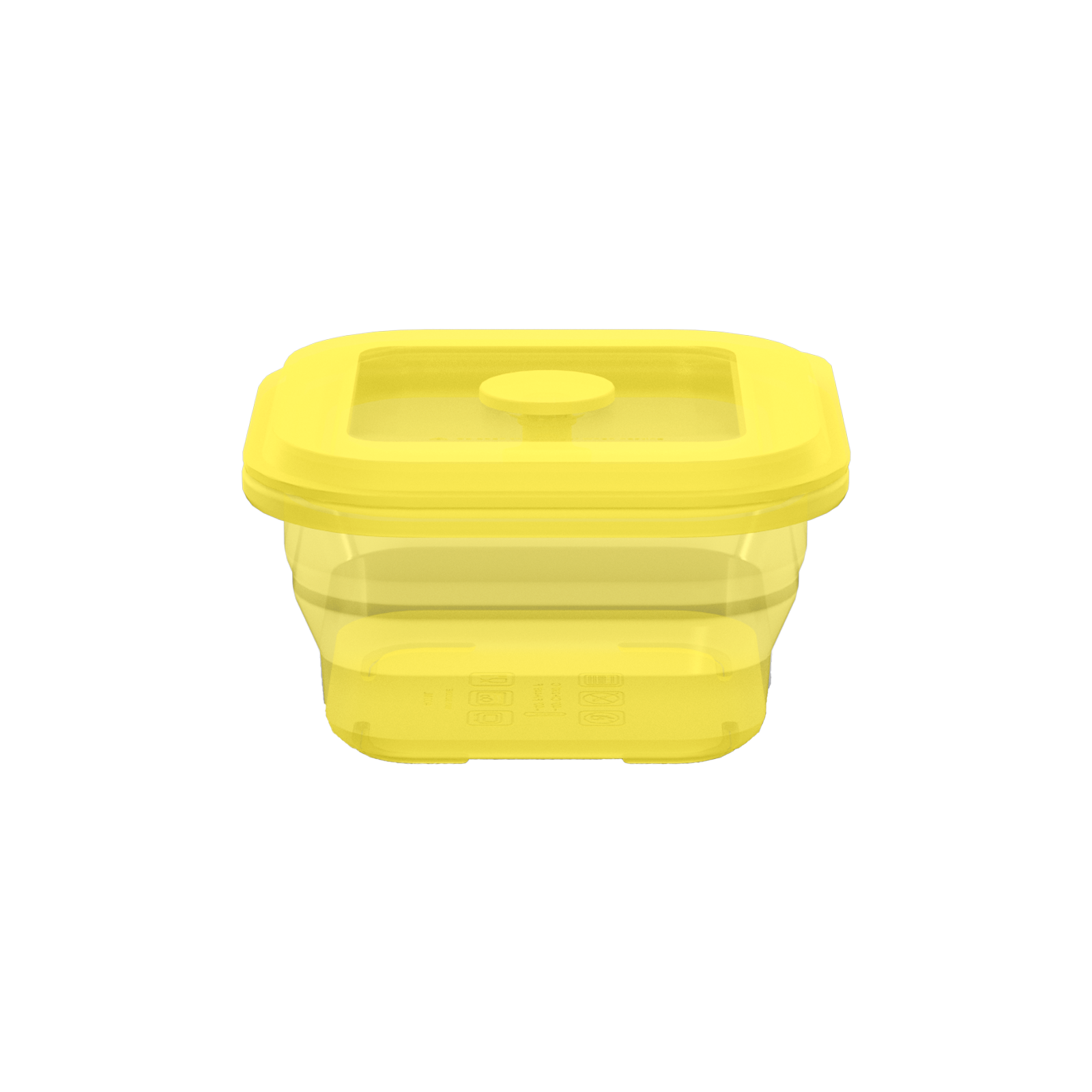 Collapsible Square Silicone Food Container - Space-Saving, Leakproof & BPA-Free. Perfect for Office, Travel & Eco-Friendly Meal Prep. Microwave & Dishwasher Safe