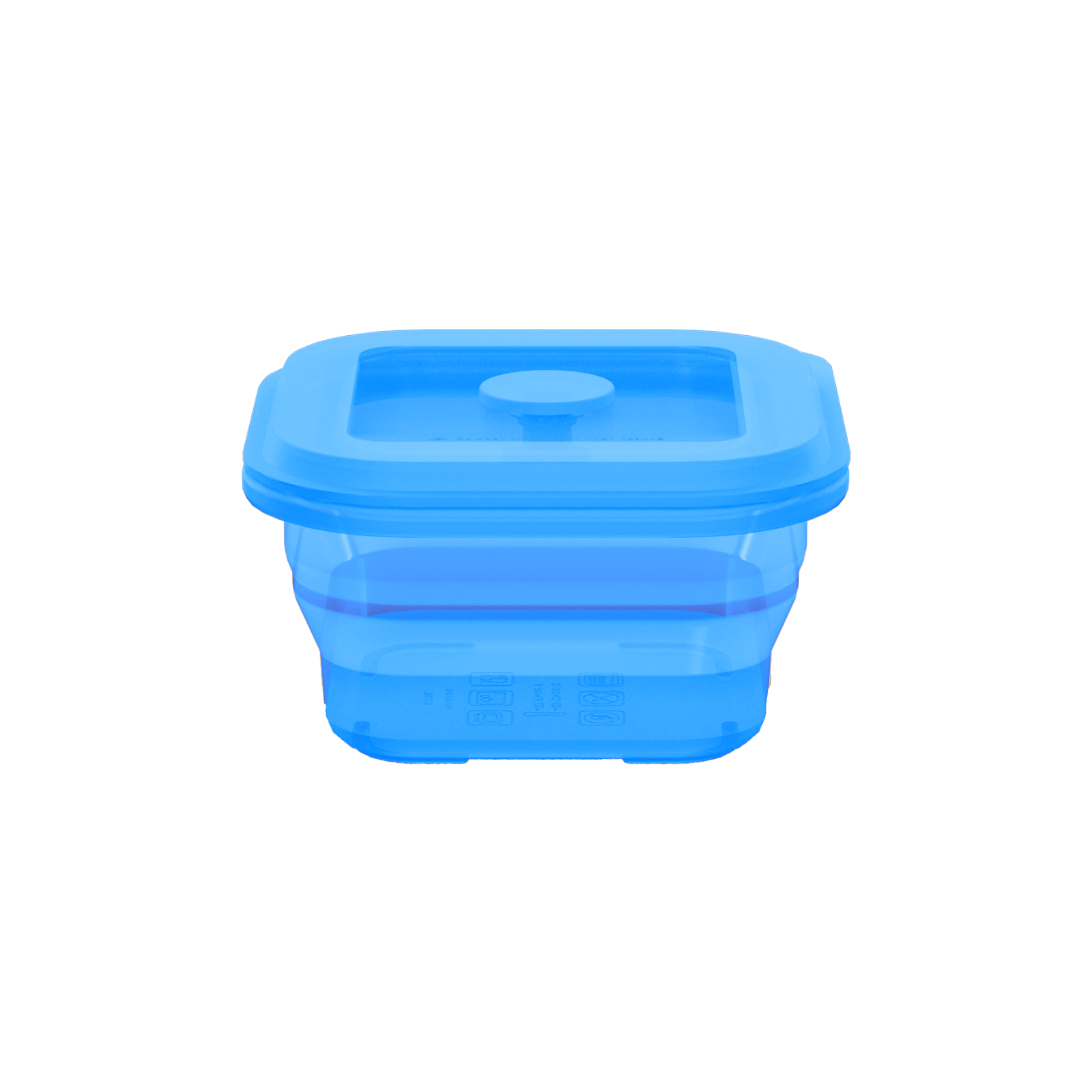 Collapsible Square Silicone Food Container - Space-Saving, Leakproof & BPA-Free. Perfect for Office, Travel & Eco-Friendly Meal Prep. Microwave & Dishwasher Safe
