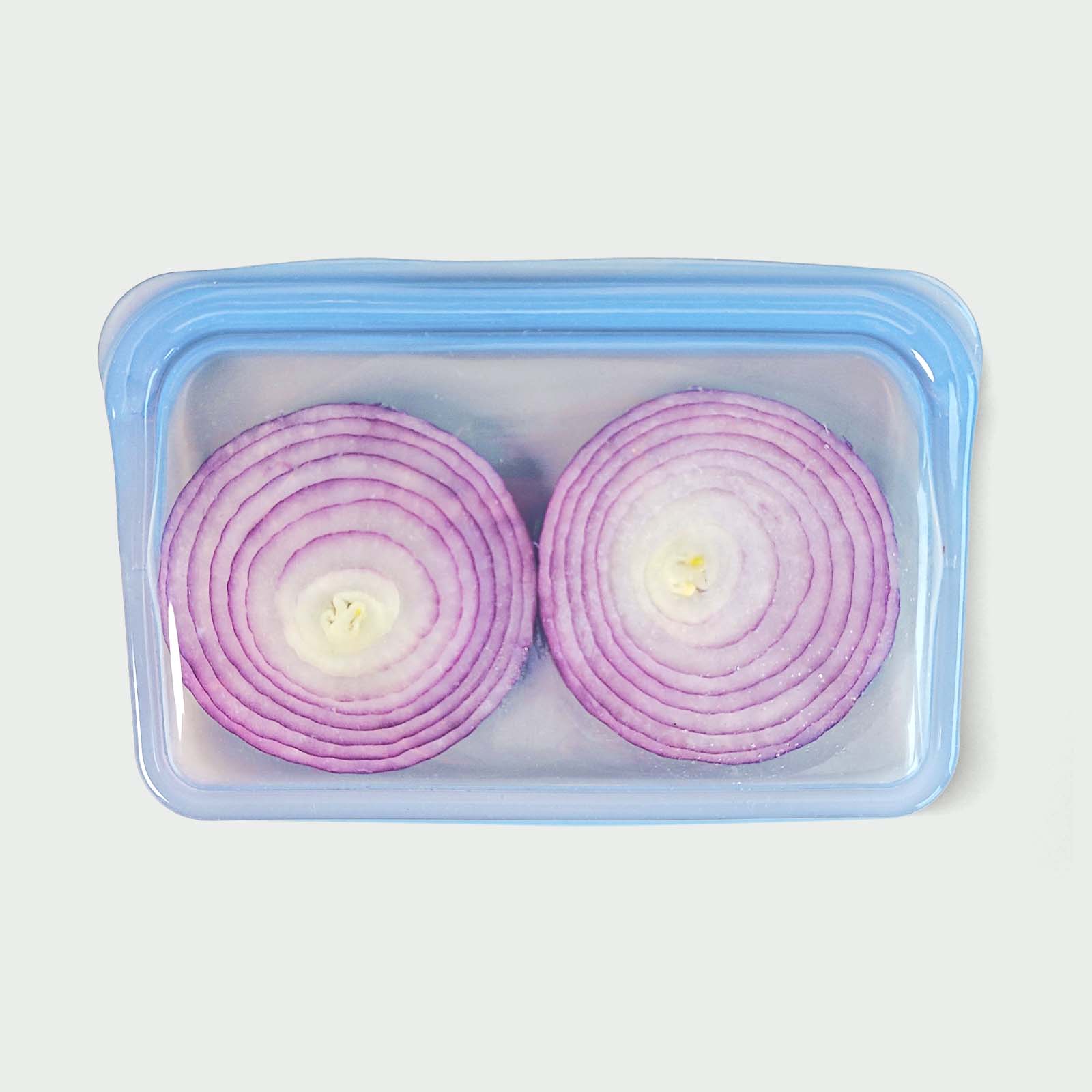 400ml flat silicone storage bags – slim reusable food containers for snacks, sauces, and meal prep. Leak-proof zip seal, dishwasher safe, freezer-to-microwave safe (-40°F to 450°F).