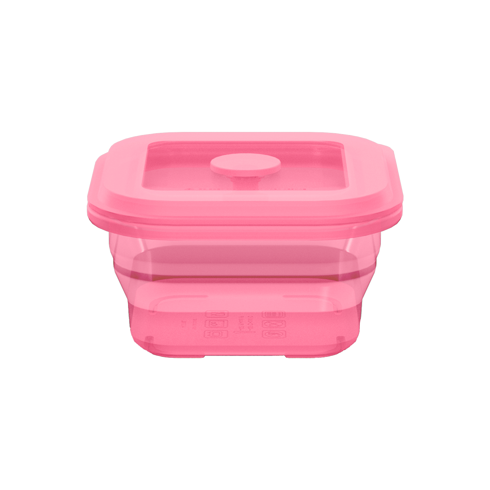 Collapsible Square Silicone Food Container - Space-Saving, Leakproof & BPA-Free. Perfect for Office, Travel & Eco-Friendly Meal Prep. Microwave & Dishwasher Safe