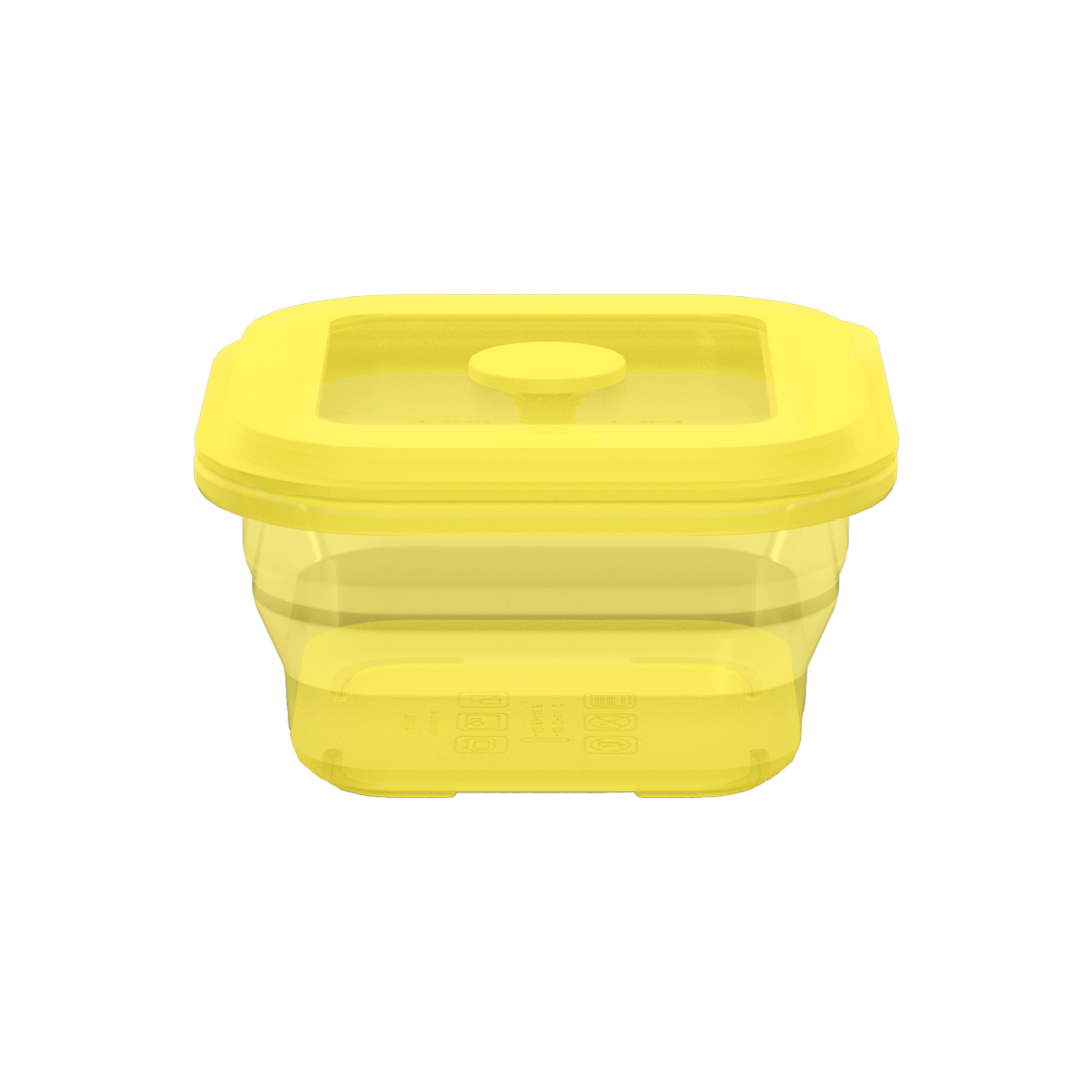 Collapsible Square Silicone Food Container - Space-Saving, Leakproof & BPA-Free. Perfect for Office, Travel & Eco-Friendly Meal Prep. Microwave & Dishwasher Safe