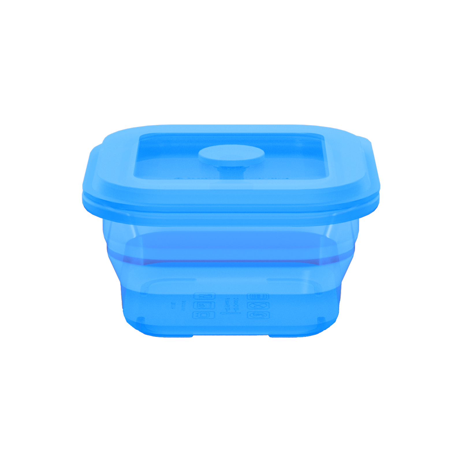 Collapsible Square Silicone Food Container - Space-Saving, Leakproof & BPA-Free. Perfect for Office, Travel & Eco-Friendly Meal Prep. Microwave & Dishwasher Safe