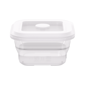 900ML Silicone Square Bowl Clear