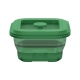 Collapsible Square Silicone Food Container - Space-Saving, Leakproof & BPA-Free. Perfect for Office, Travel & Eco-Friendly Meal Prep. Microwave & Dishwasher Safe