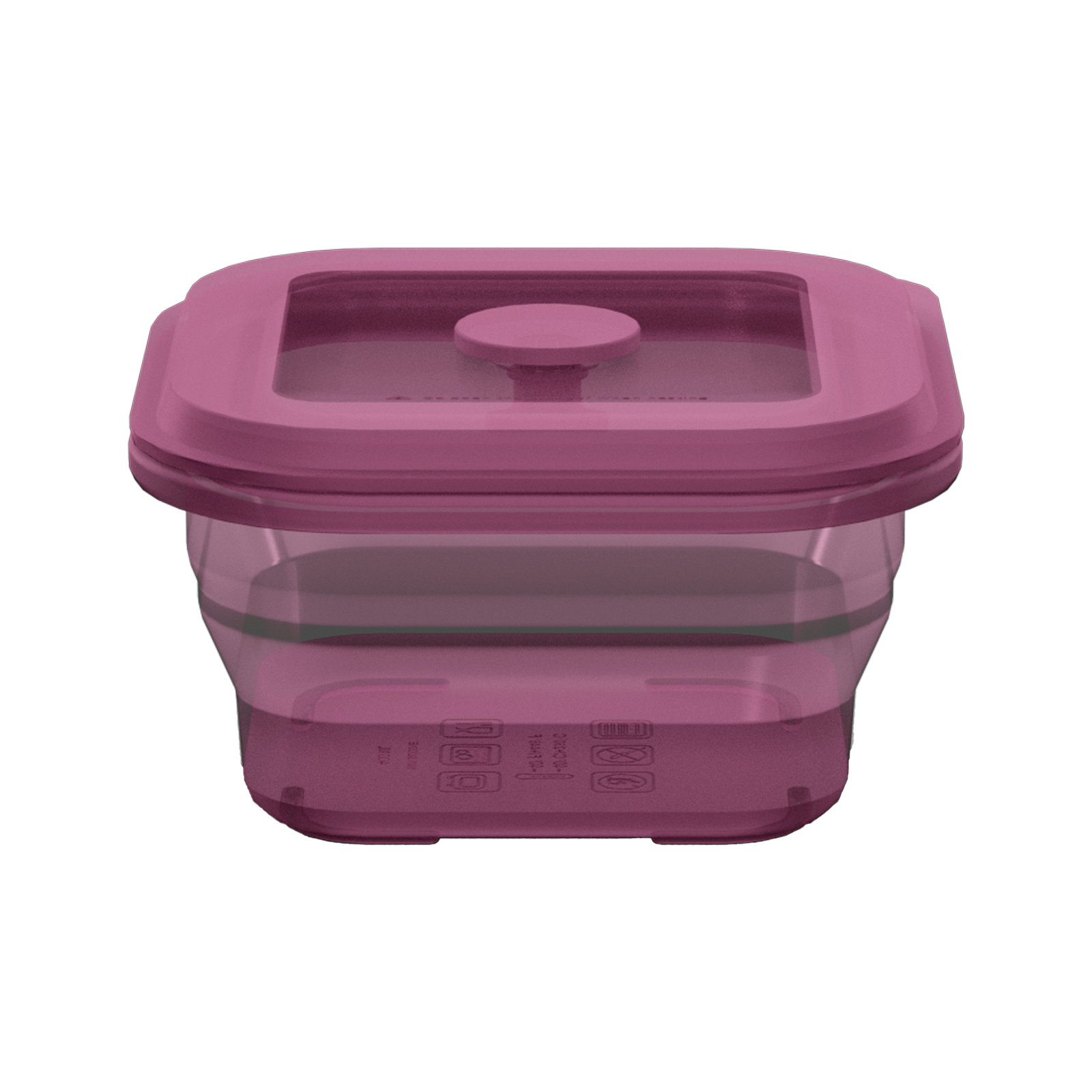 Collapsible Square Silicone Food Container - Space-Saving, Leakproof & BPA-Free. Perfect for Office, Travel & Eco-Friendly Meal Prep. Microwave & Dishwasher Safe