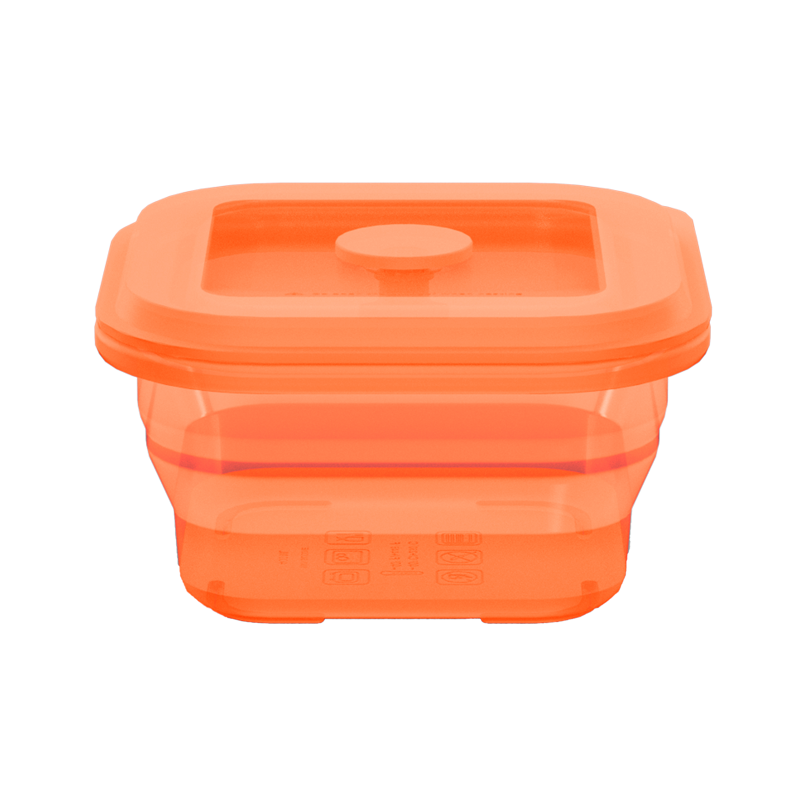 Collapsible Square Silicone Food Container - Space-Saving, Leakproof & BPA-Free. Perfect for Office, Travel & Eco-Friendly Meal Prep. Microwave & Dishwasher Safe