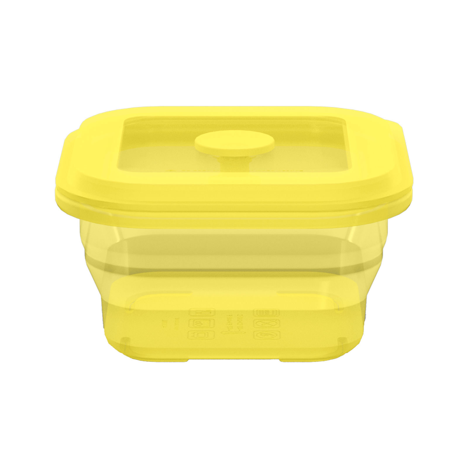 Collapsible Square Silicone Food Container - Space-Saving, Leakproof & BPA-Free. Perfect for Office, Travel & Eco-Friendly Meal Prep. Microwave & Dishwasher Safe